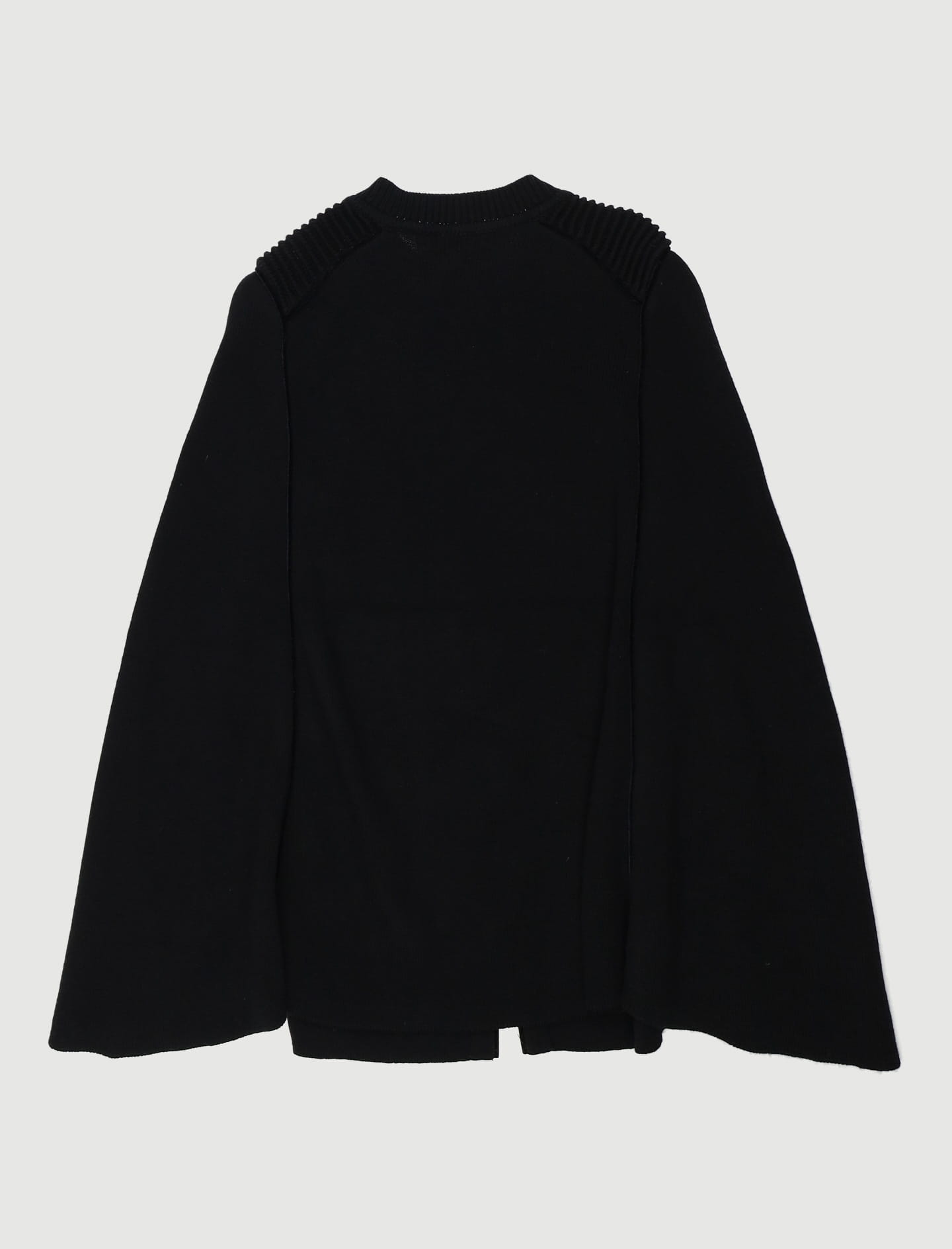 Cape En Maille Avec Détails Contrastés - Taille S/36