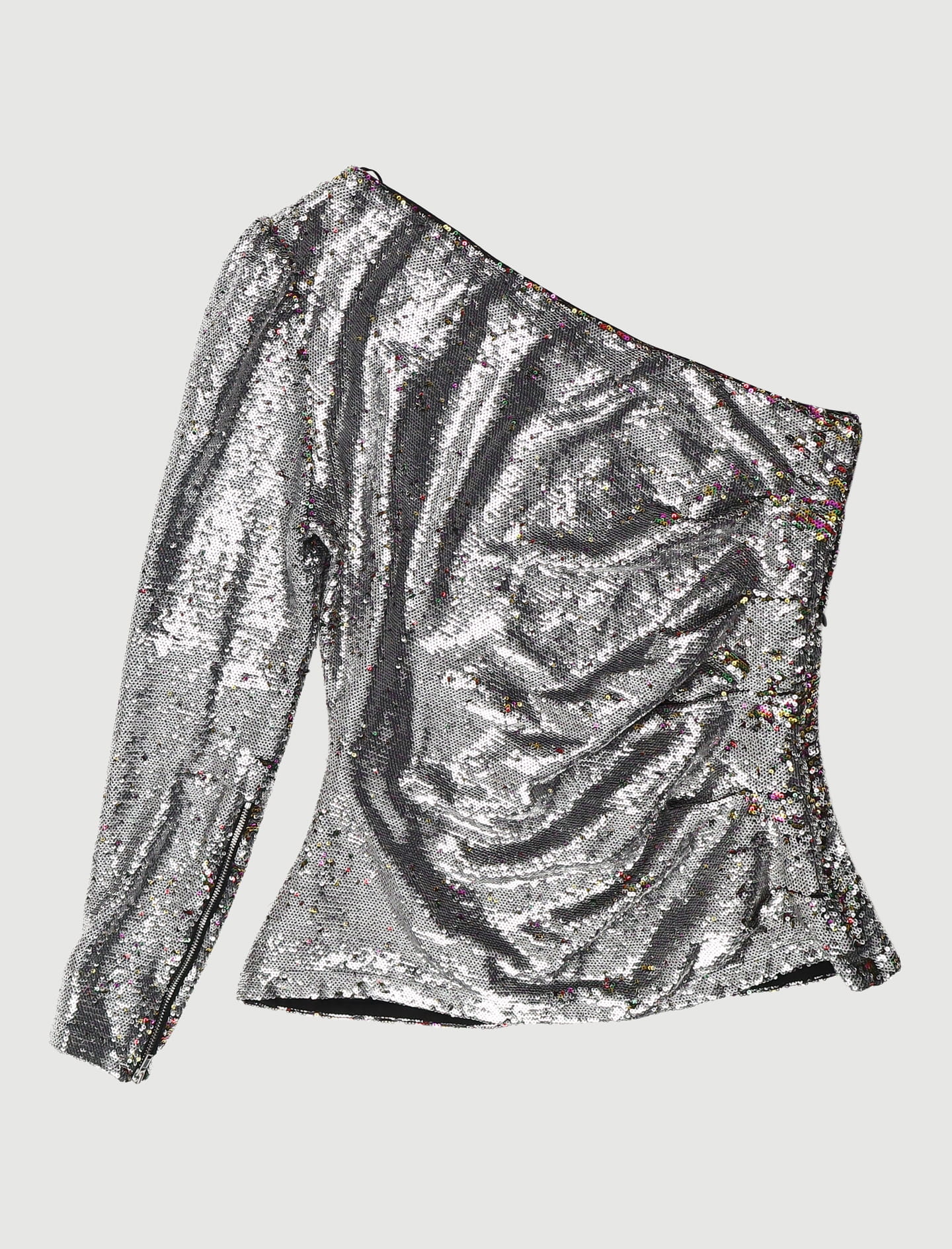 Top Asymétrique À Sequins - Taille L/40