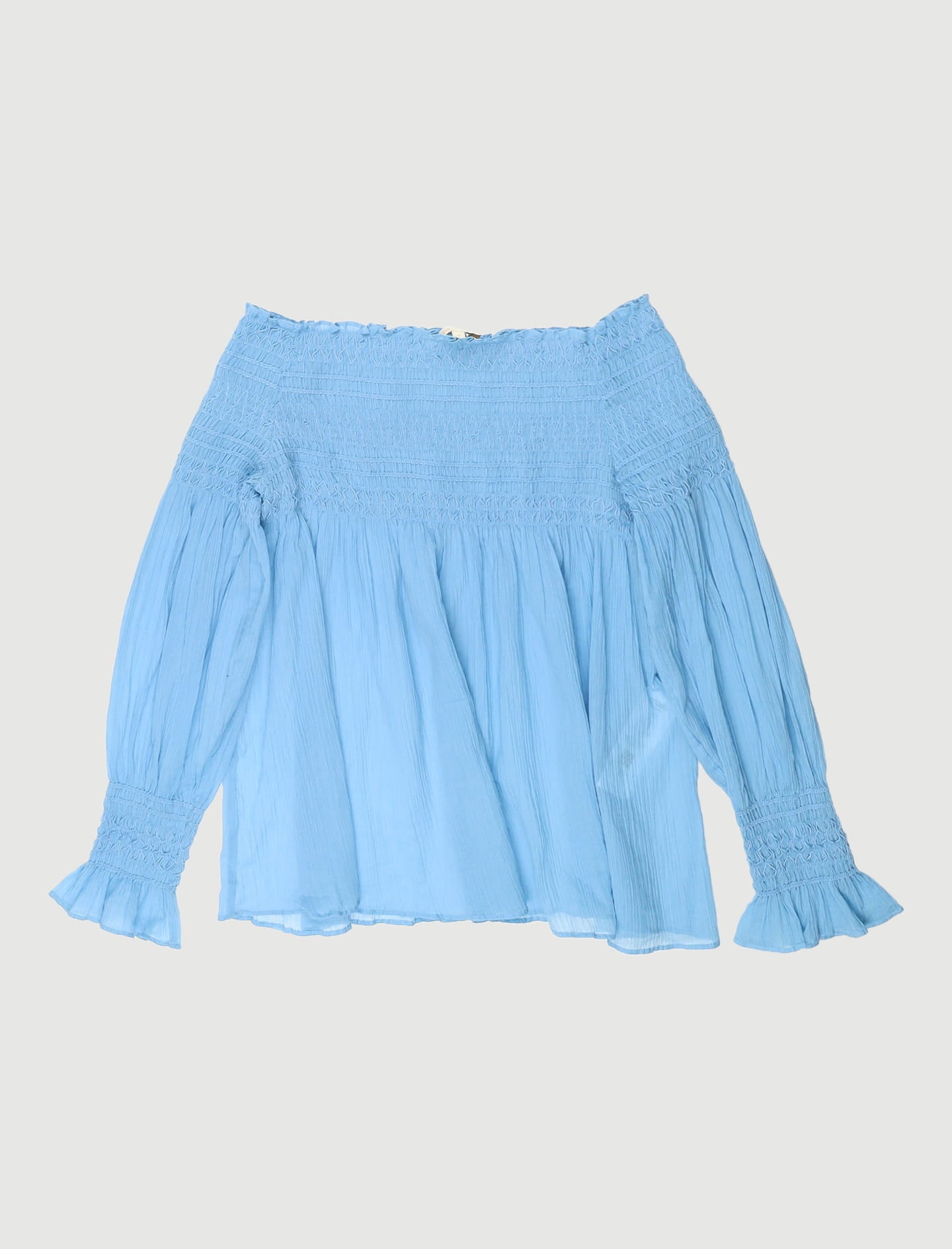 Top Plissé Aux Épaules Dénudées - Taille S/36