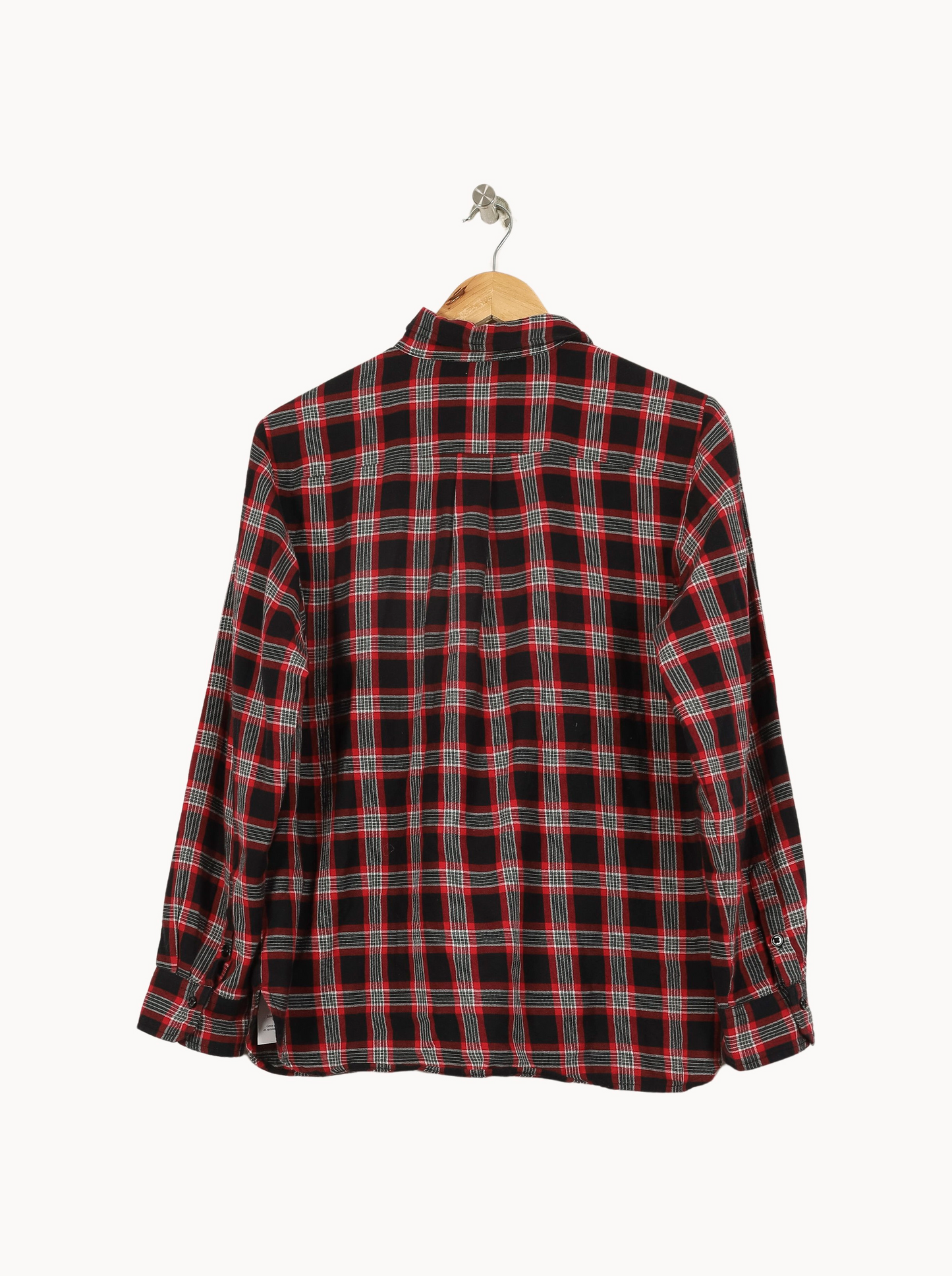 Chemise à Carreaux Rouge et Noir - Taille L/40
