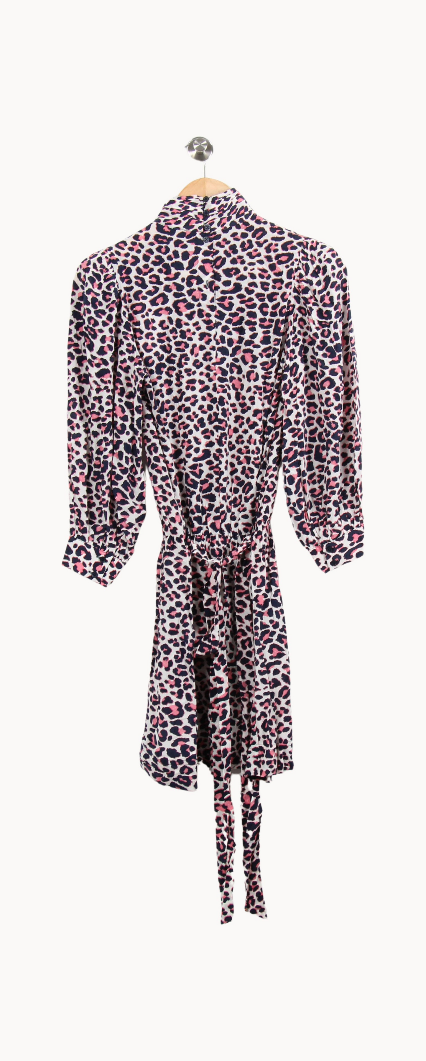 Robe Midi Rose et Noir - Taille XS/34