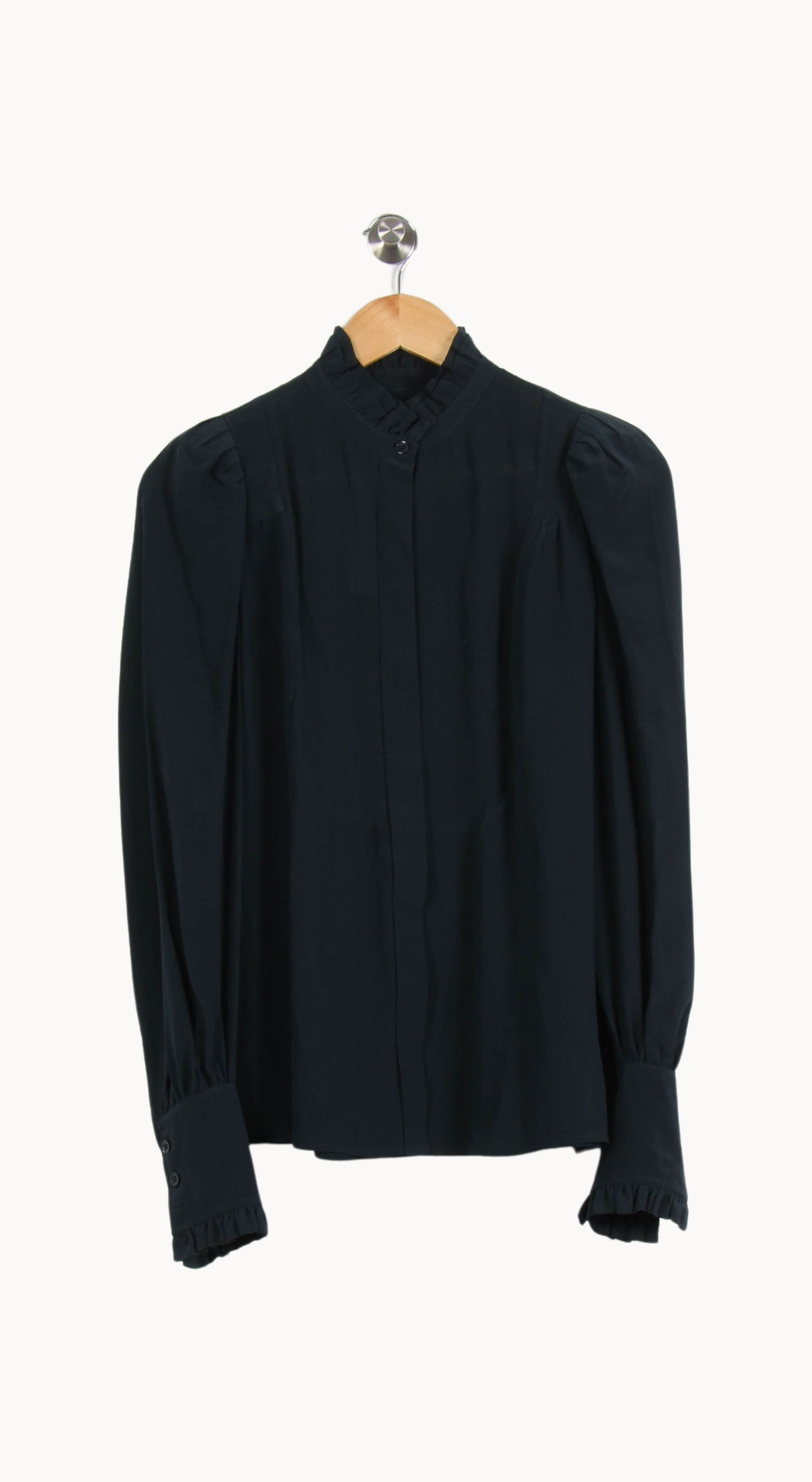 Blouse Noire - Taille S/36