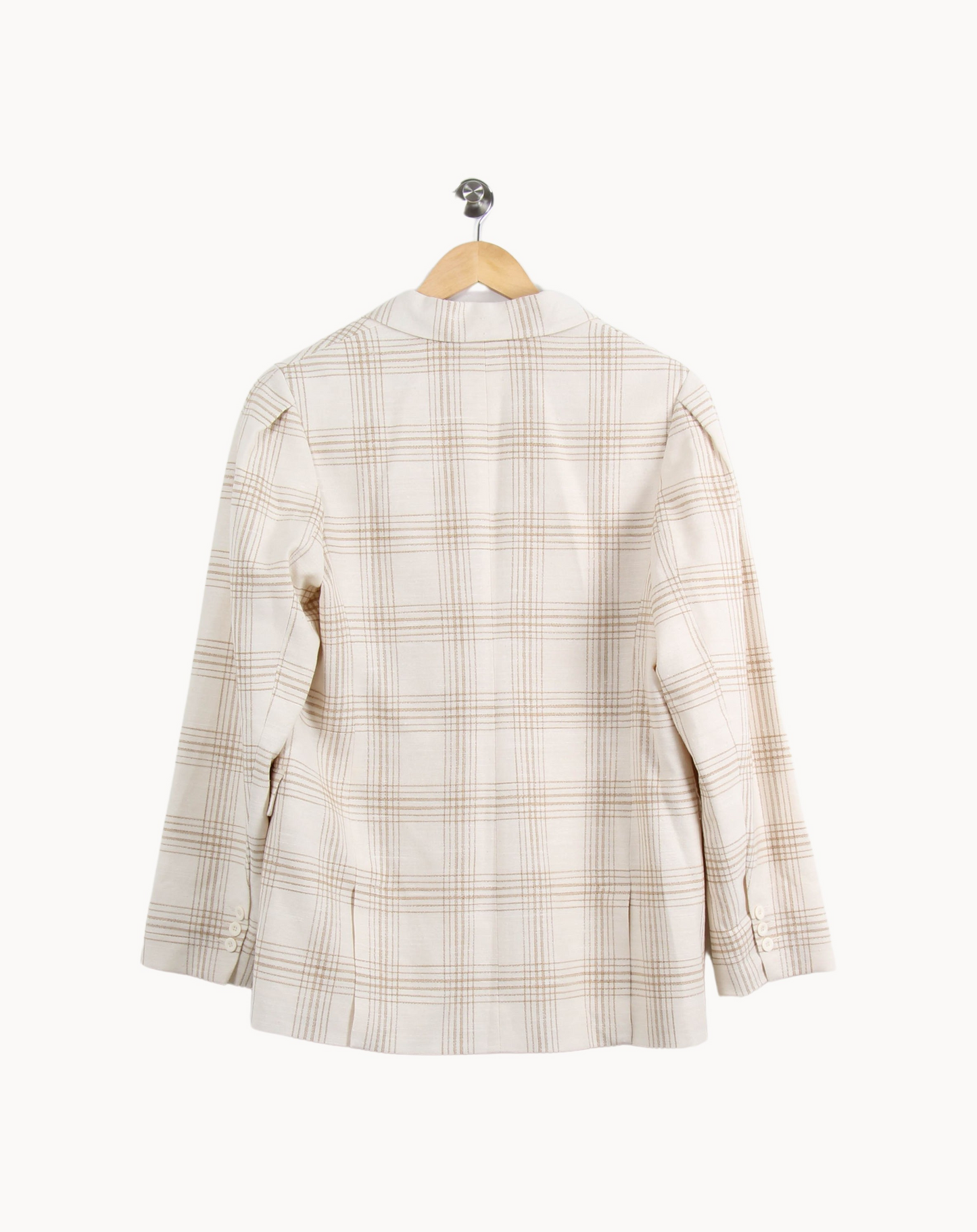 Veste Beige à Carreaux - Taille XL/42