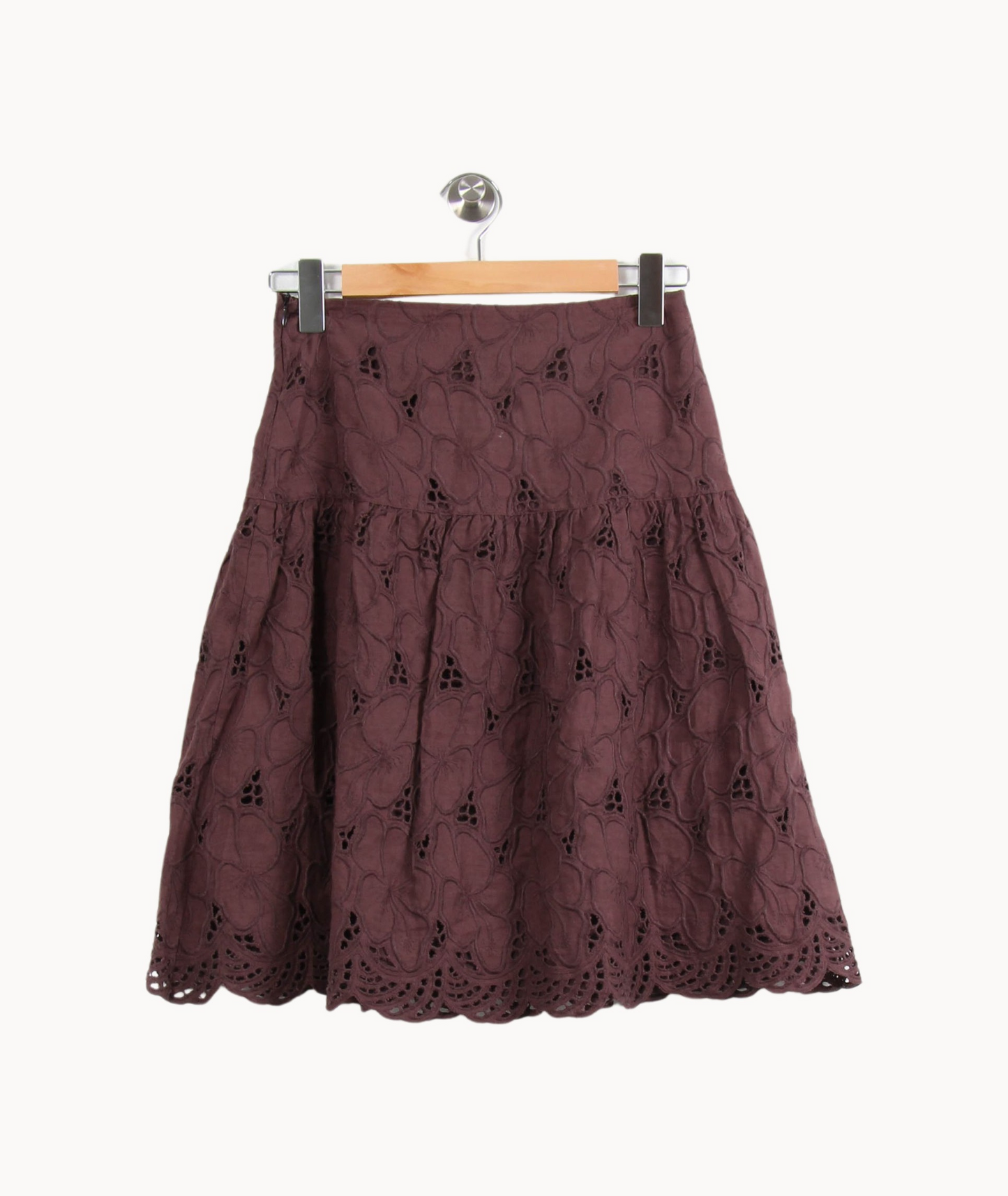 Jupe Courte Marron - Taille S/36