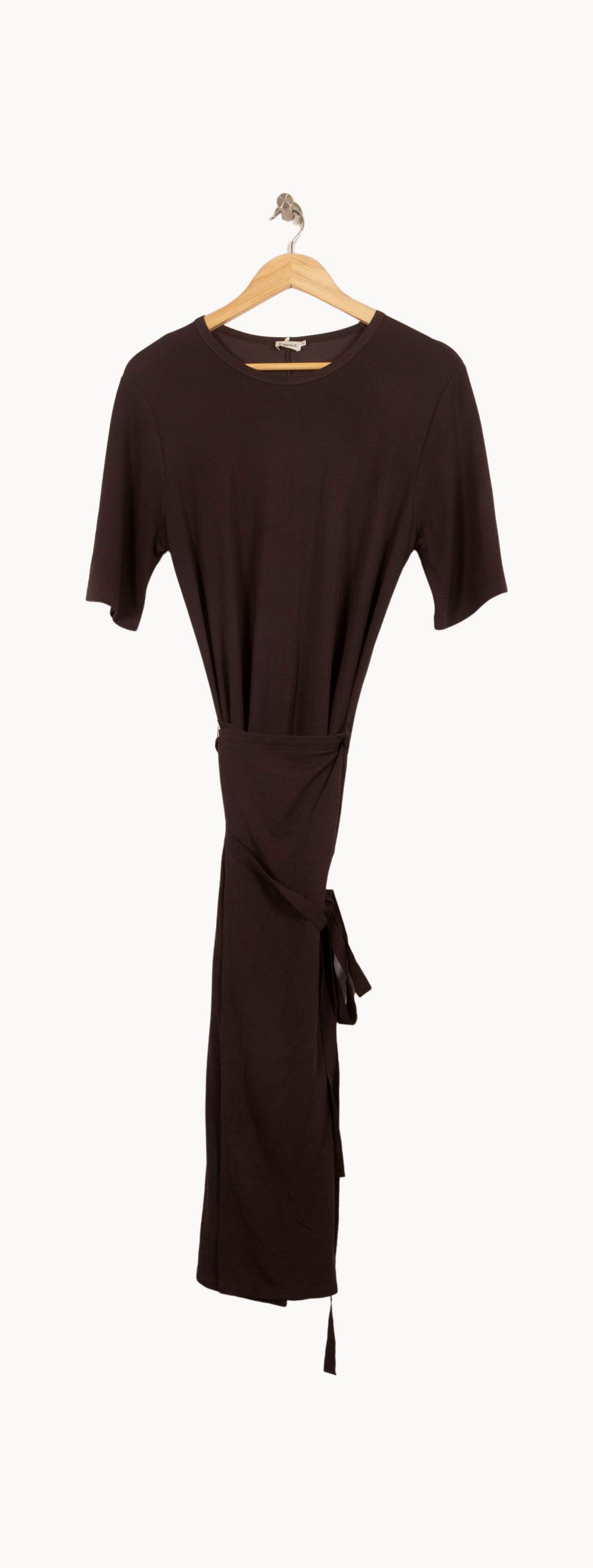 Robe Ceinturée Marron - Taille XS/34