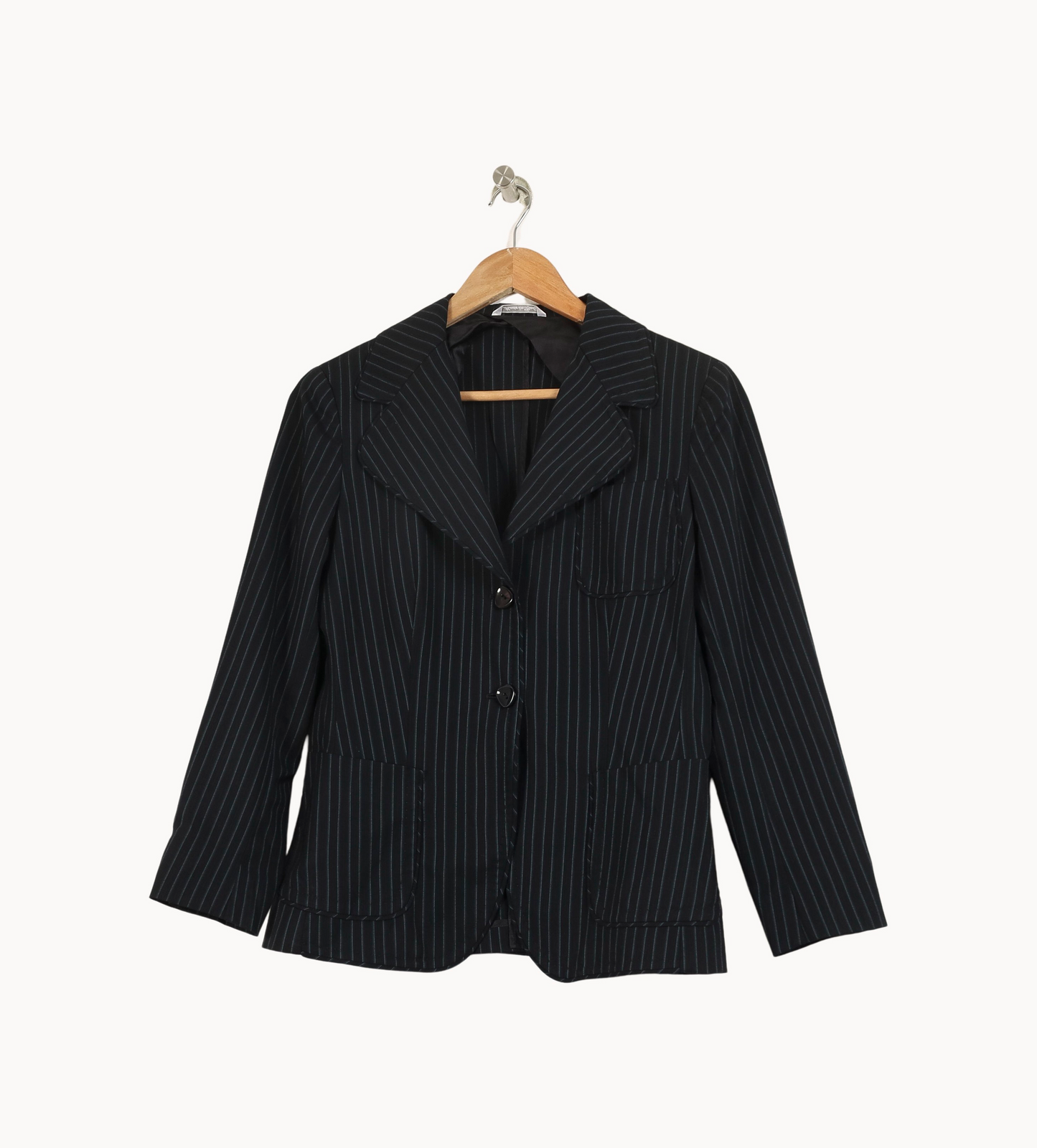 Veste Noire à Rayures - Taille M/38