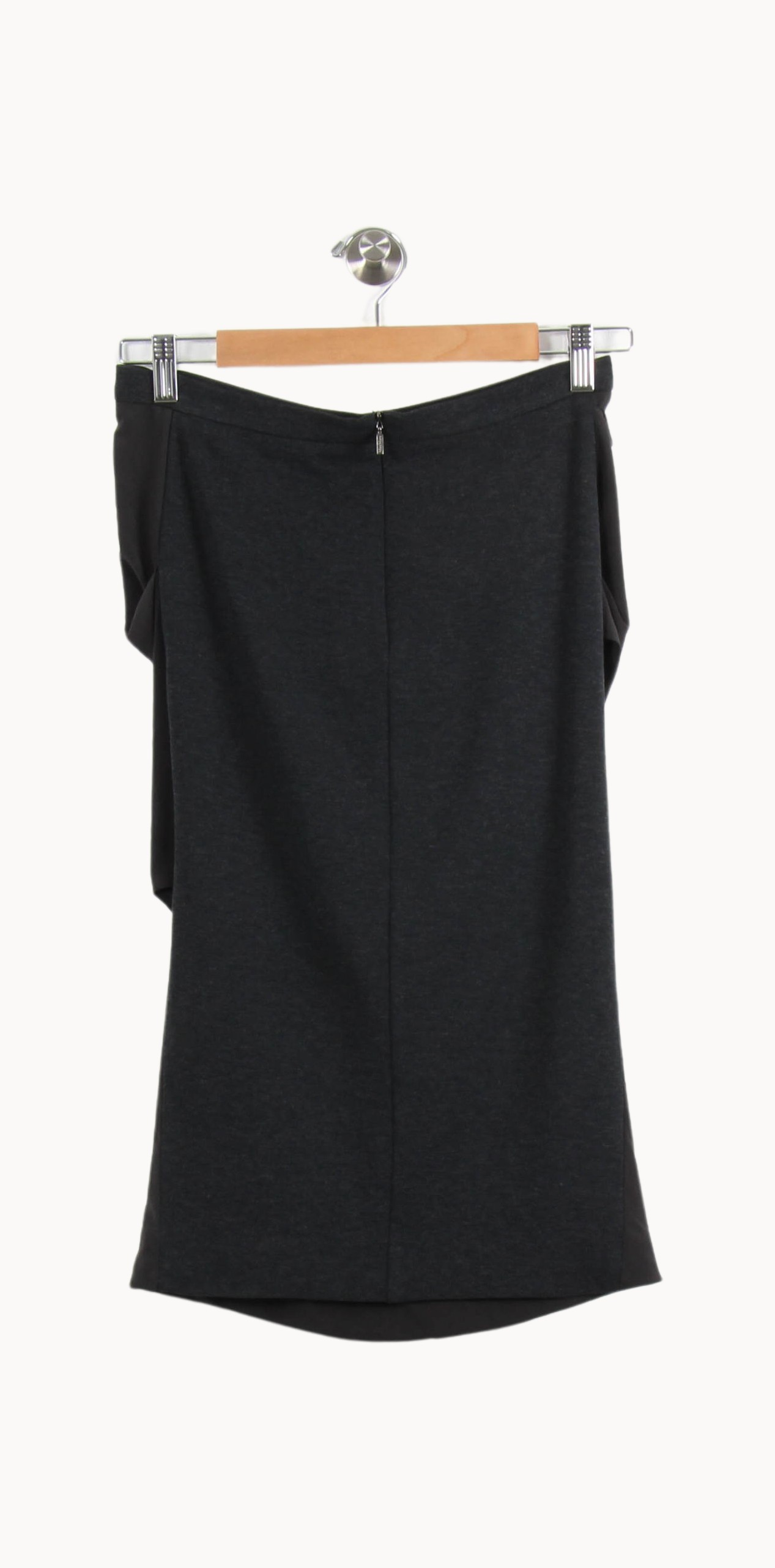 Jupe Drapée Noire - Taille S/36