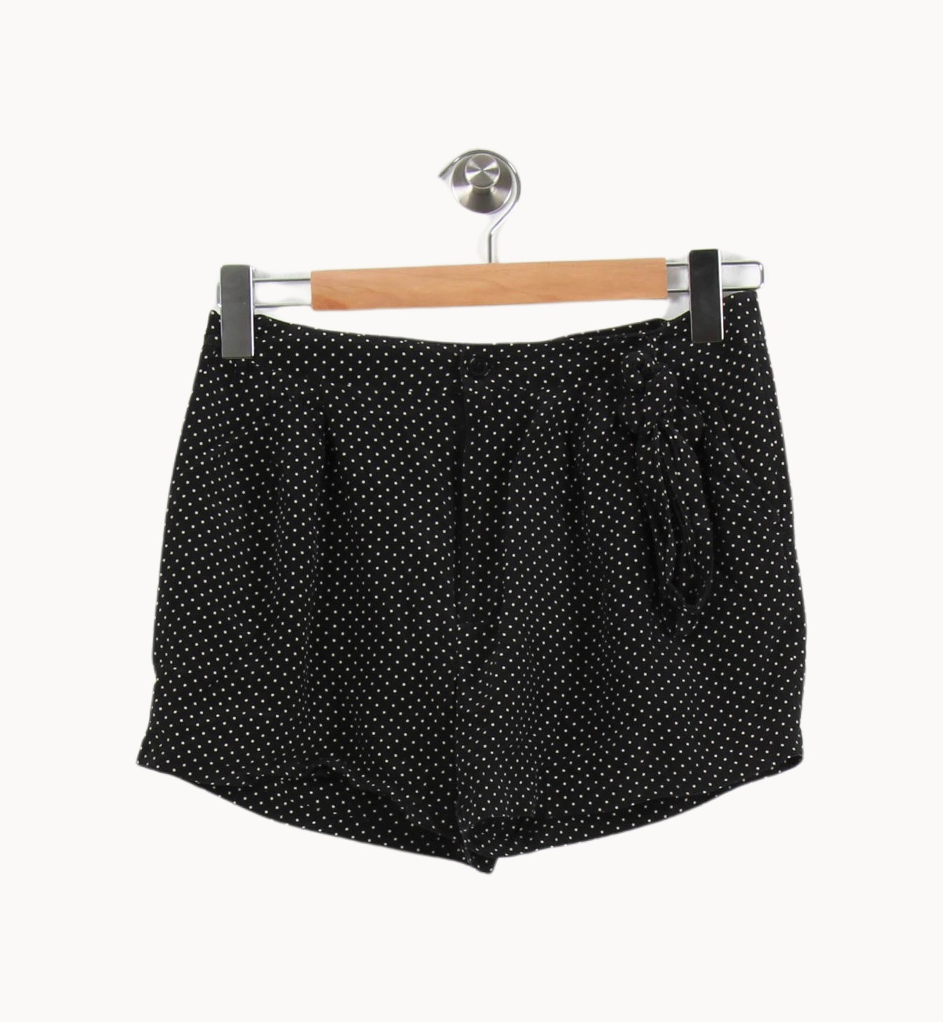 Short Noir à Pois Blancs - Taille S/36