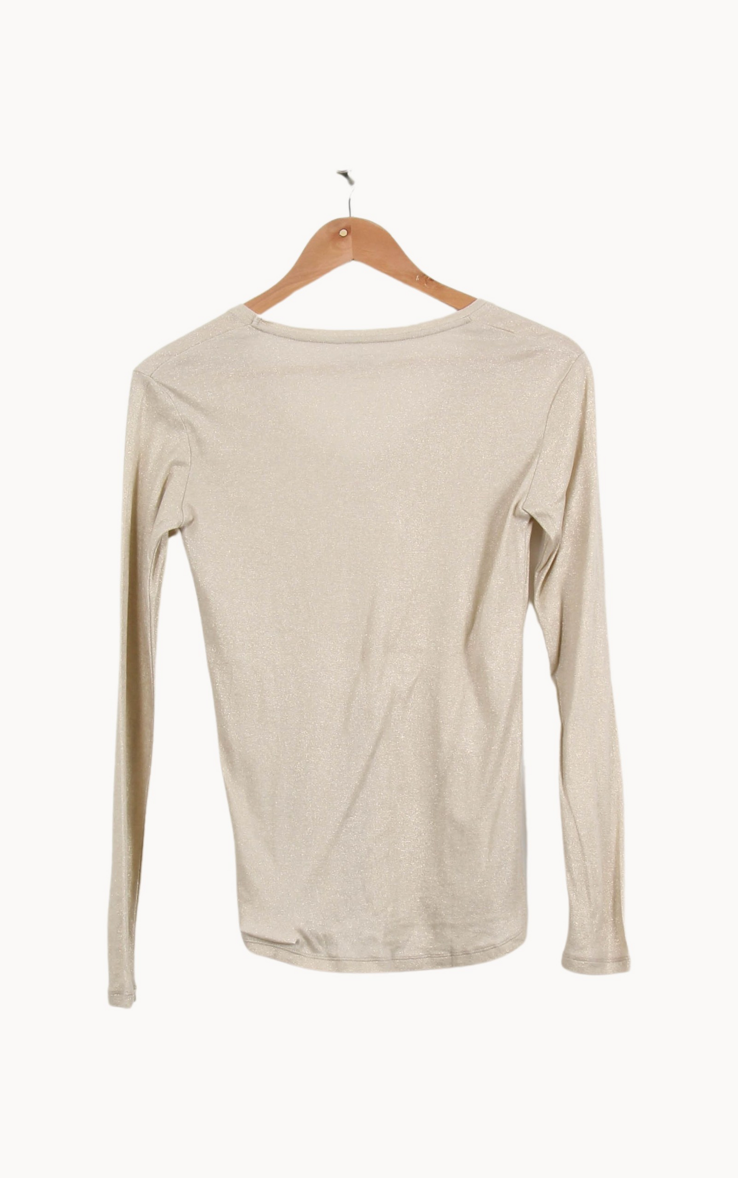 Tee-shirt Manches Longues Or - Taille S/36