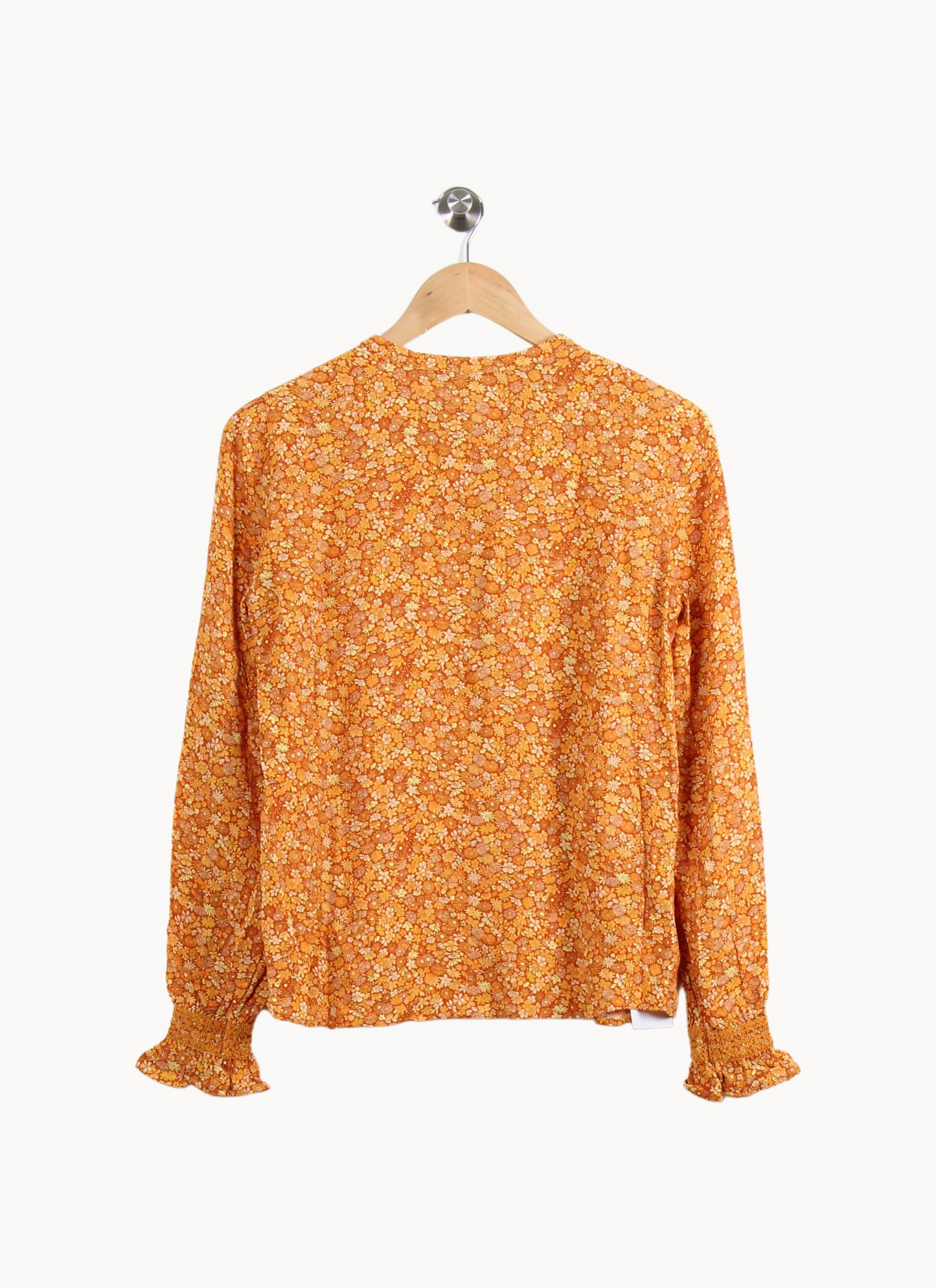 Blouse orange à motifs - Taille S/36