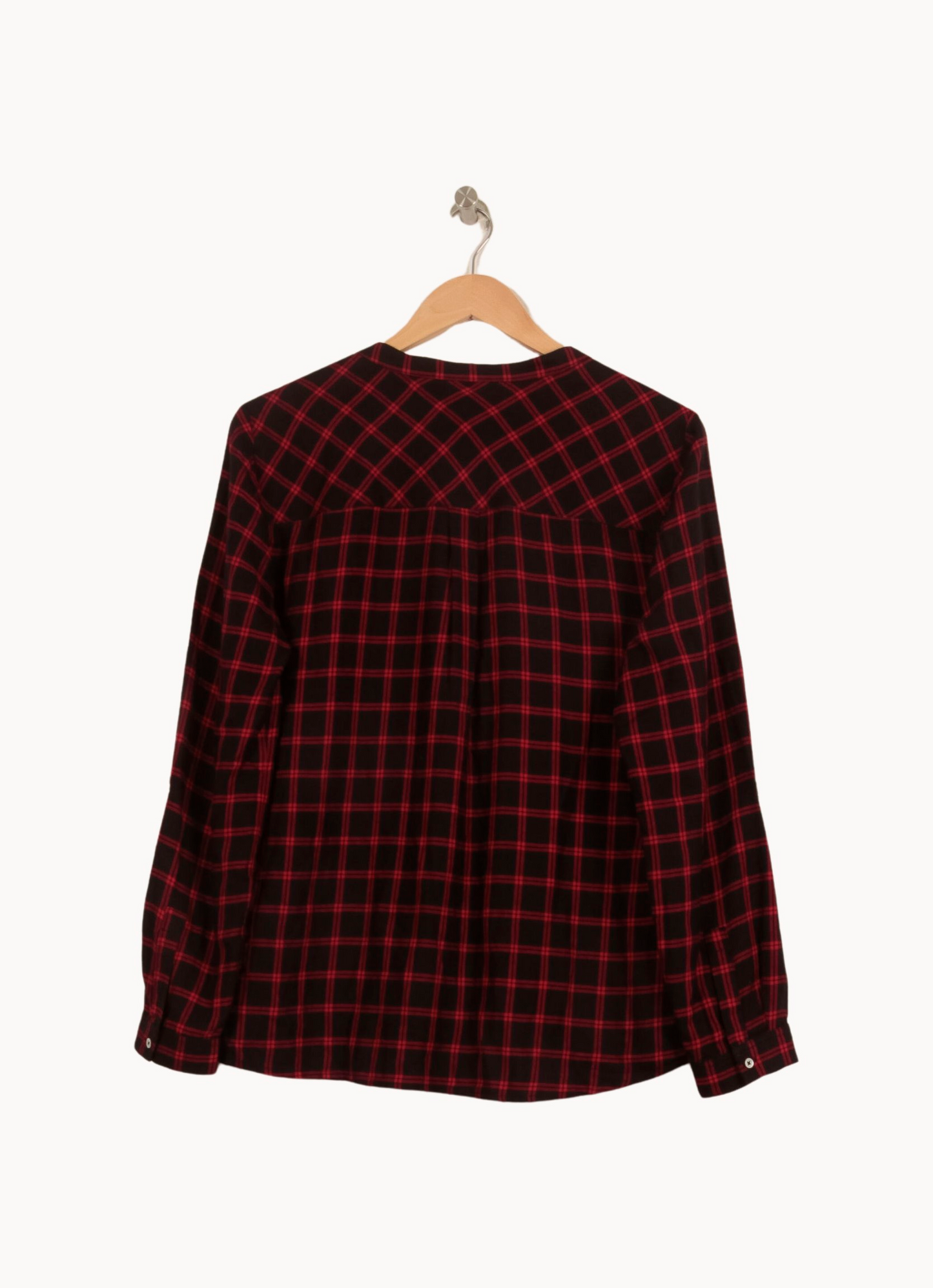 Chemise À Carreaux Bordeaux et Noire - Taille XL/42