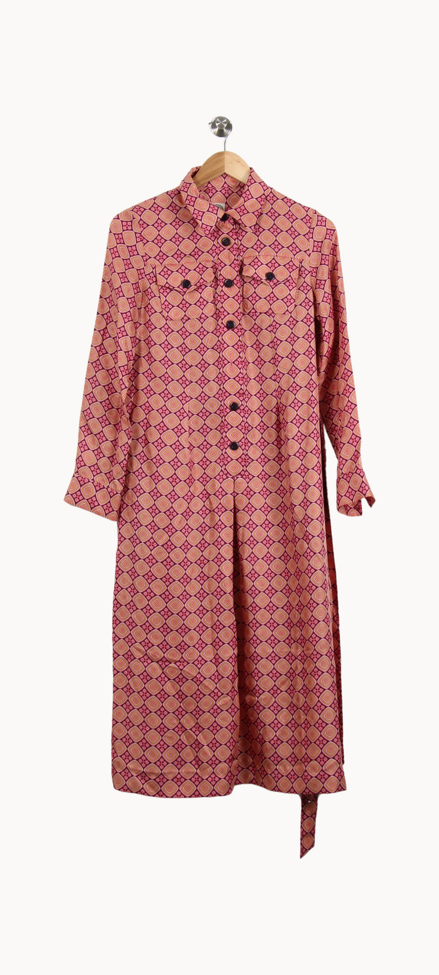 Robe Chemisier Rose et Orange - Taille XS/34