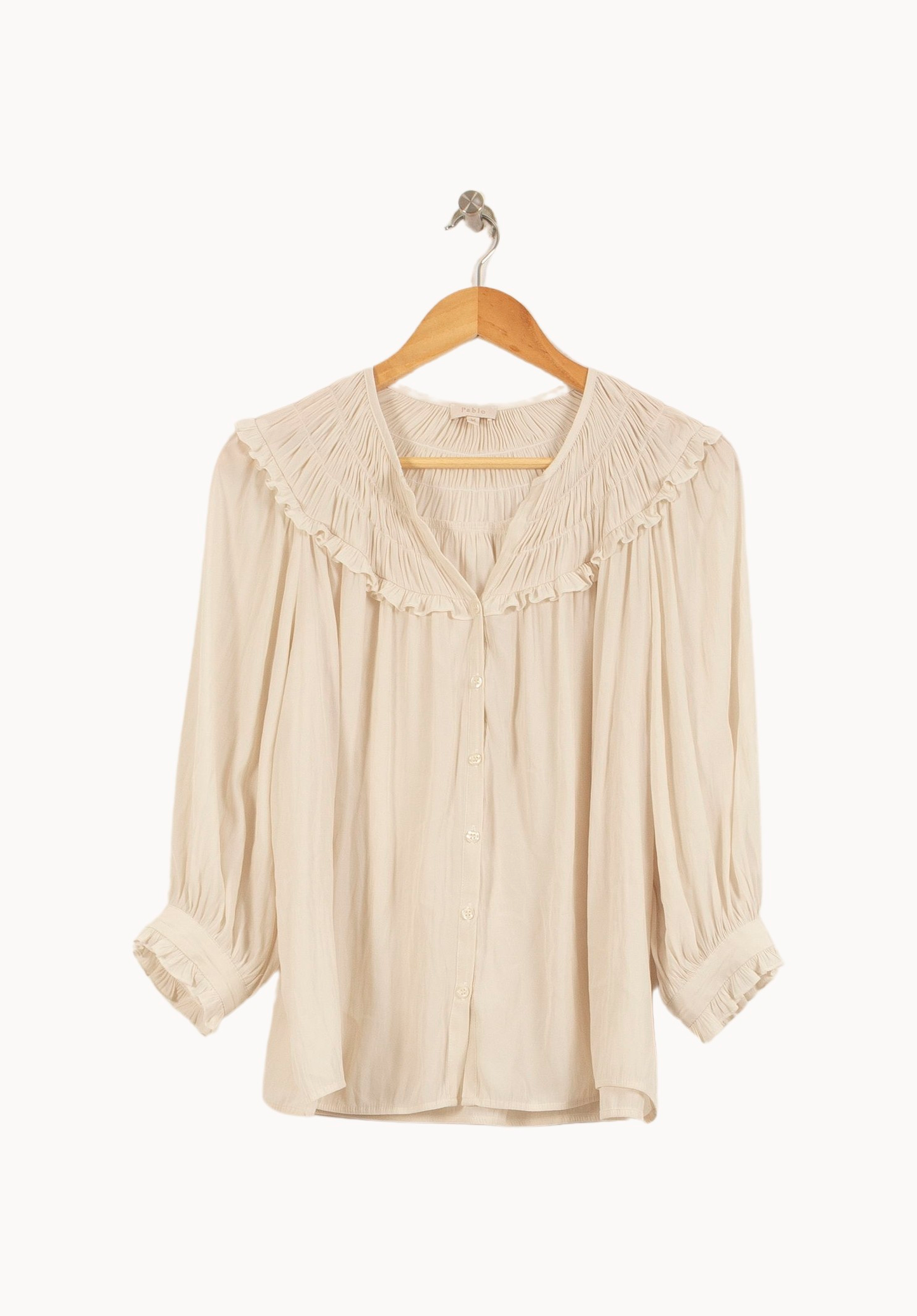 Blouse Beige - Taille S/36