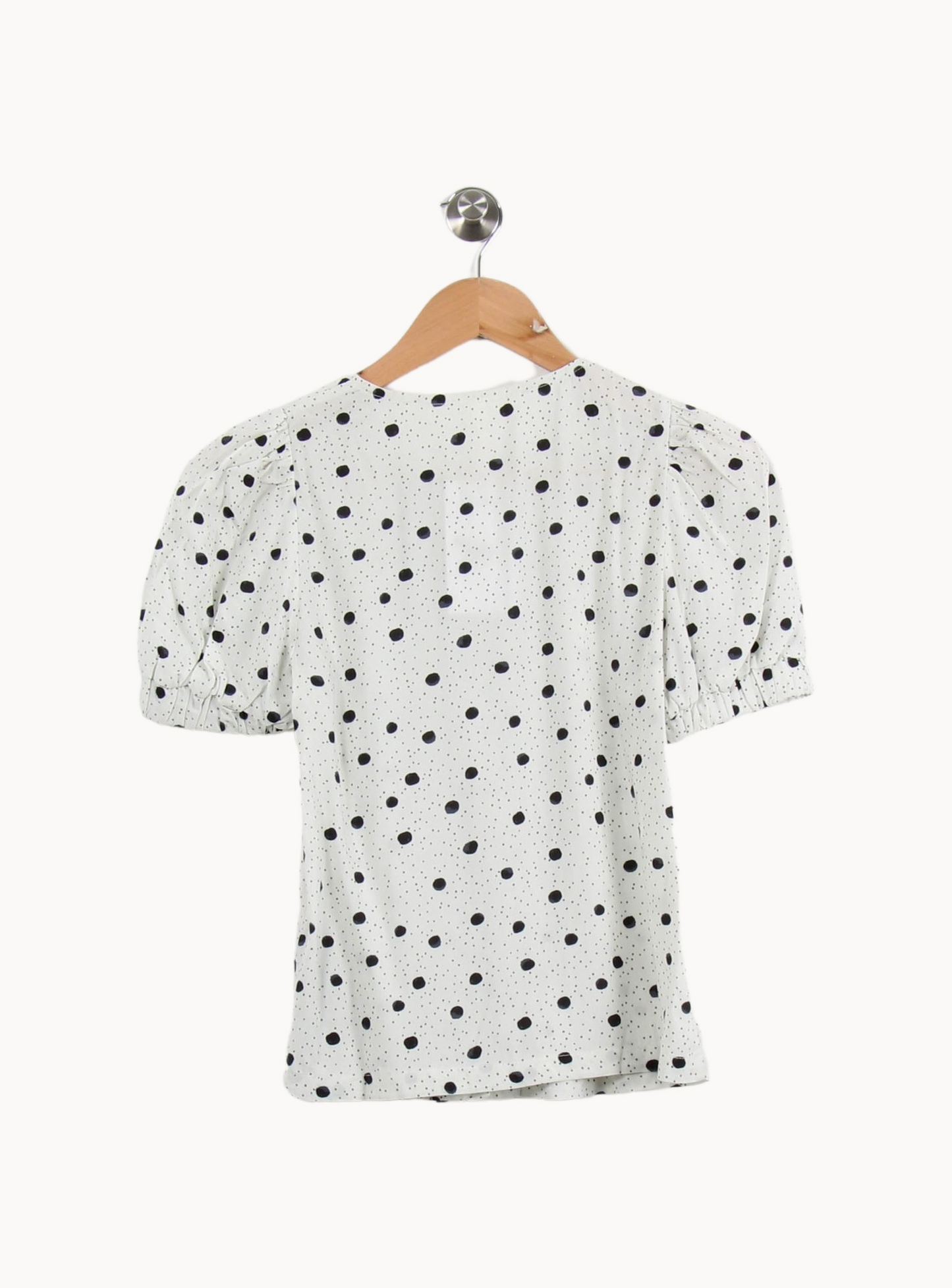 Blouse Blanche et Noire - Taille XS/34