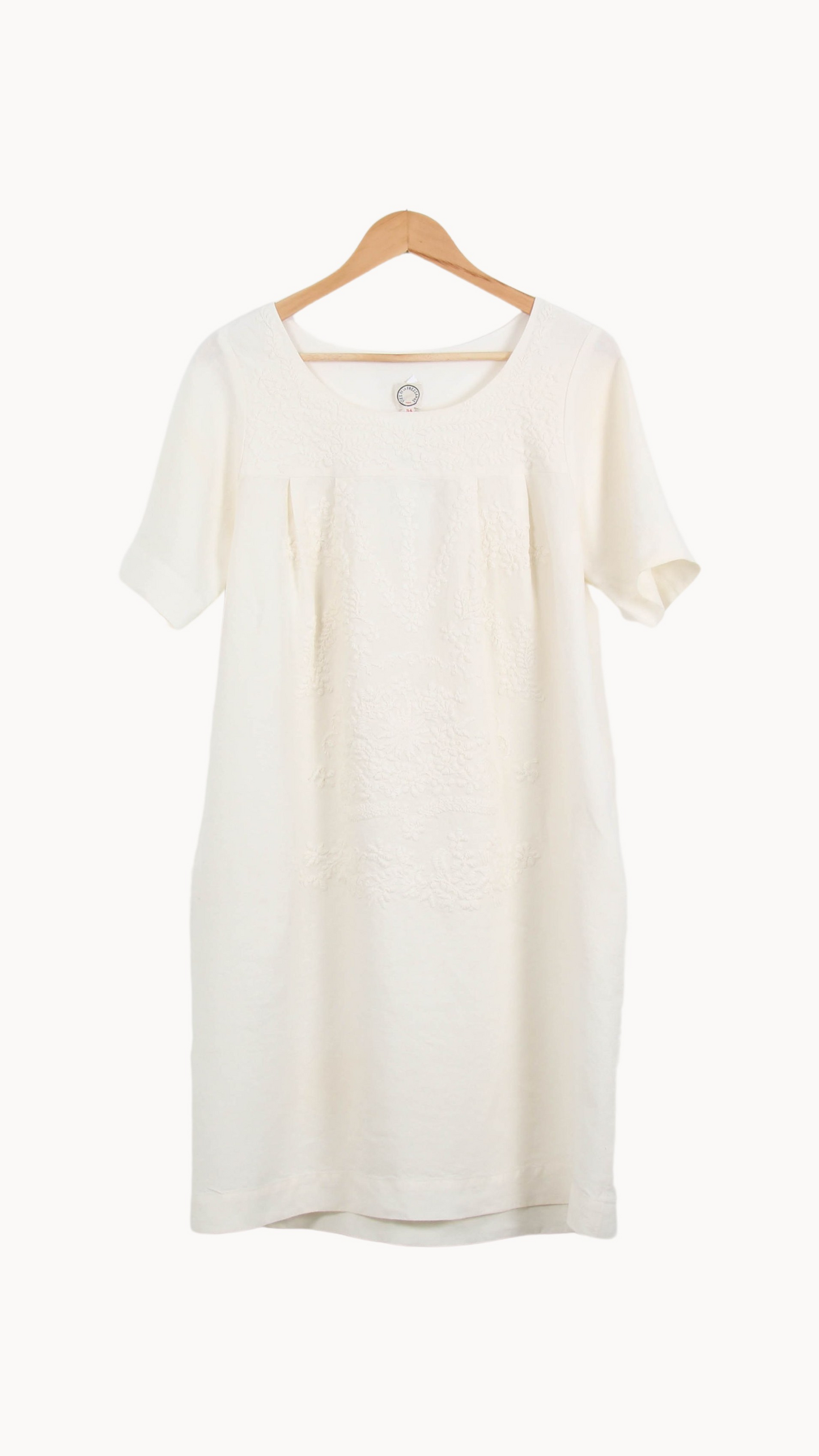 Robe Droite Beige - Taille XS/34