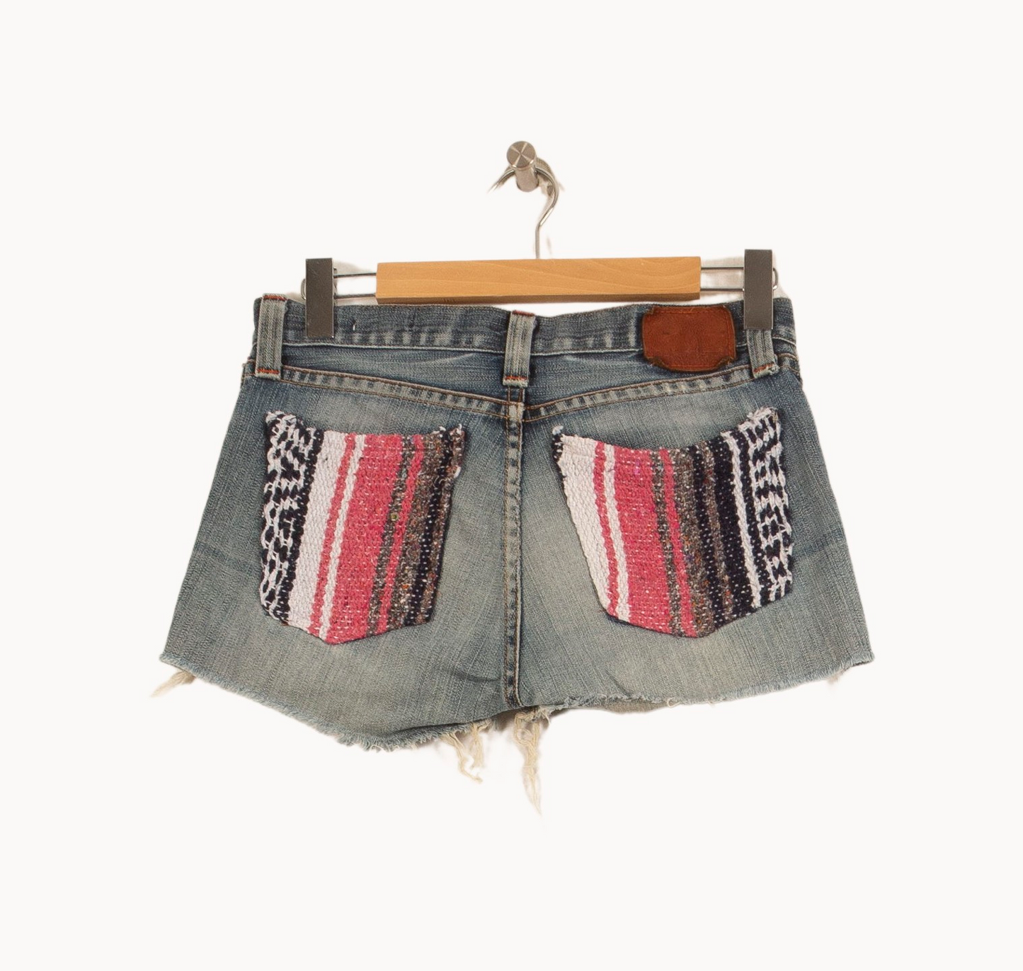 Short Jean Bleu et Rose - Taille XXS/32
