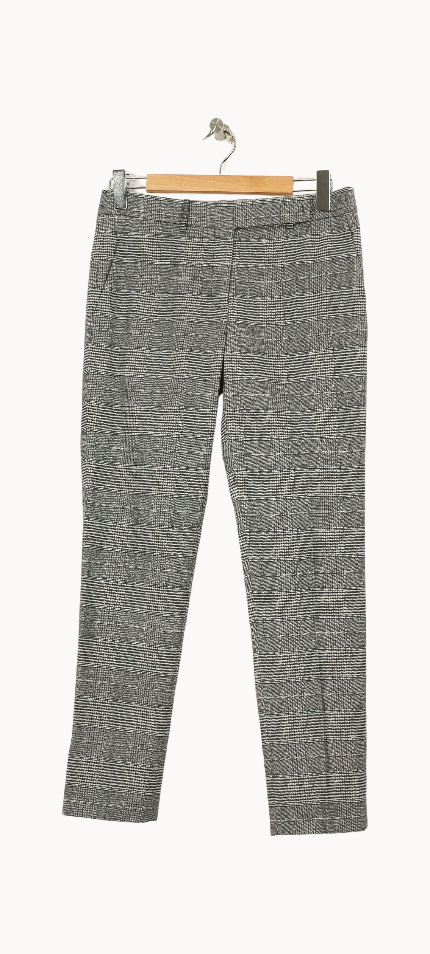 Pantalon Carreaux Gris et Noir - Taille M/38