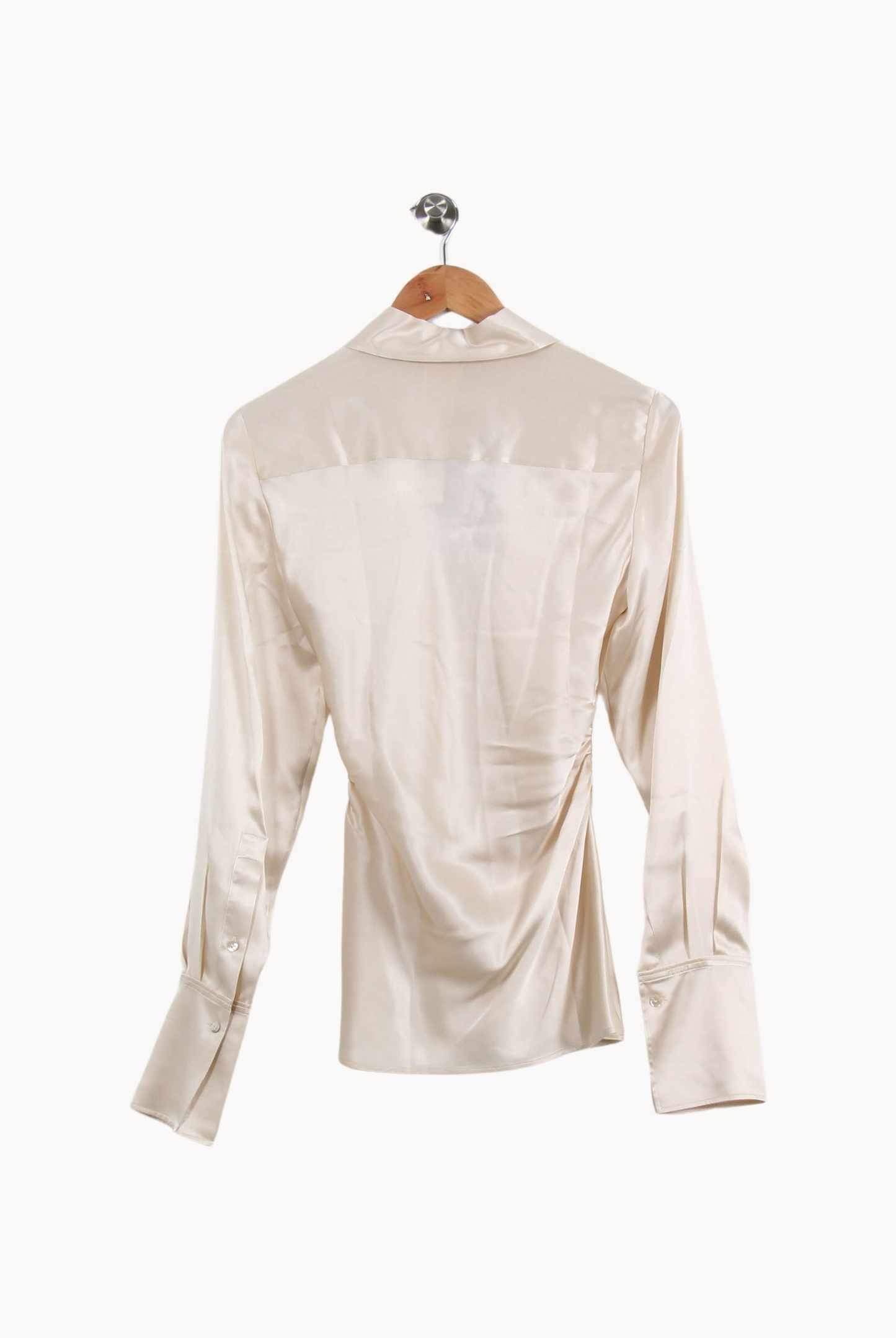 Chemise Satinée Beige - Taille M/38