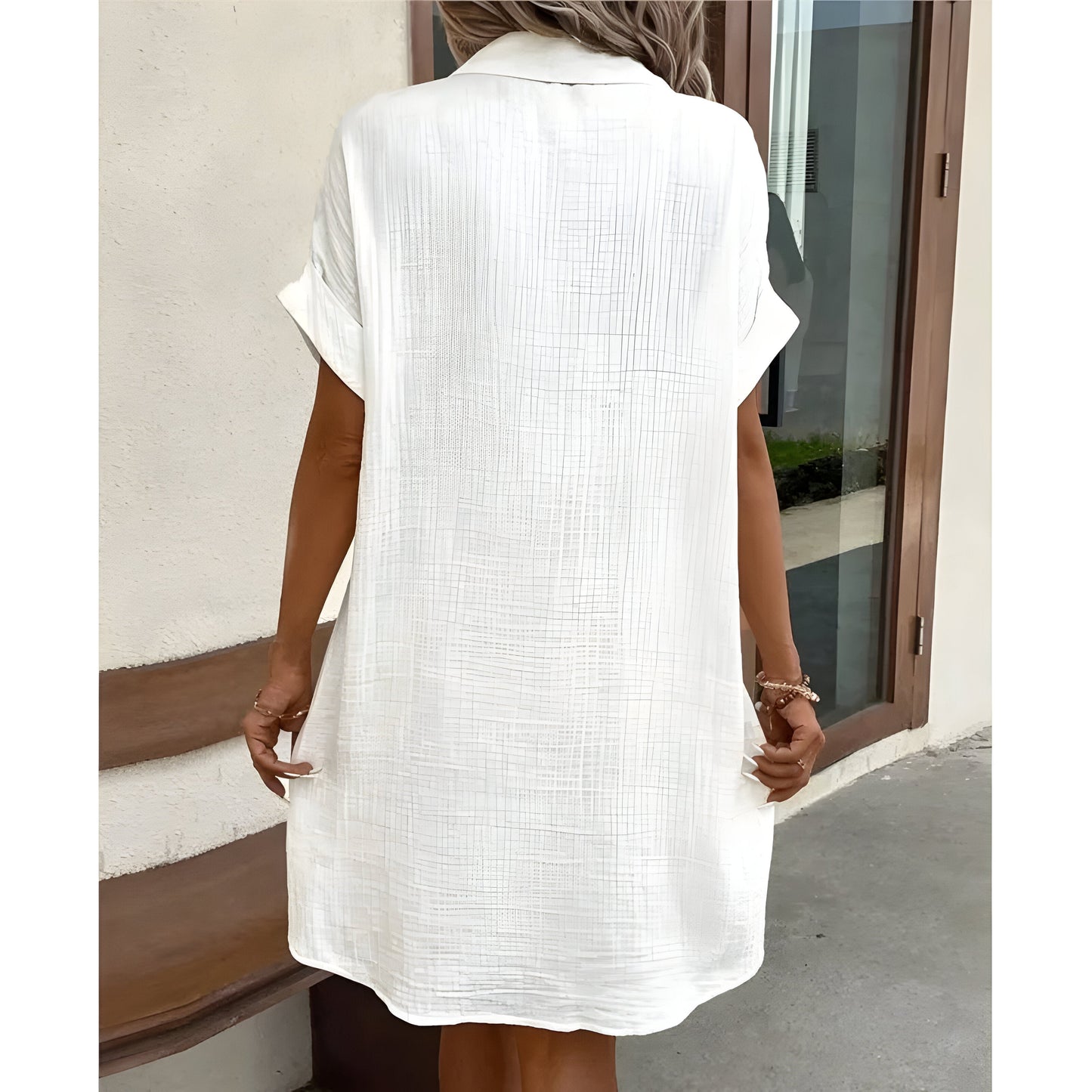 Carline™ | Robe D'été et Coton Avec Col