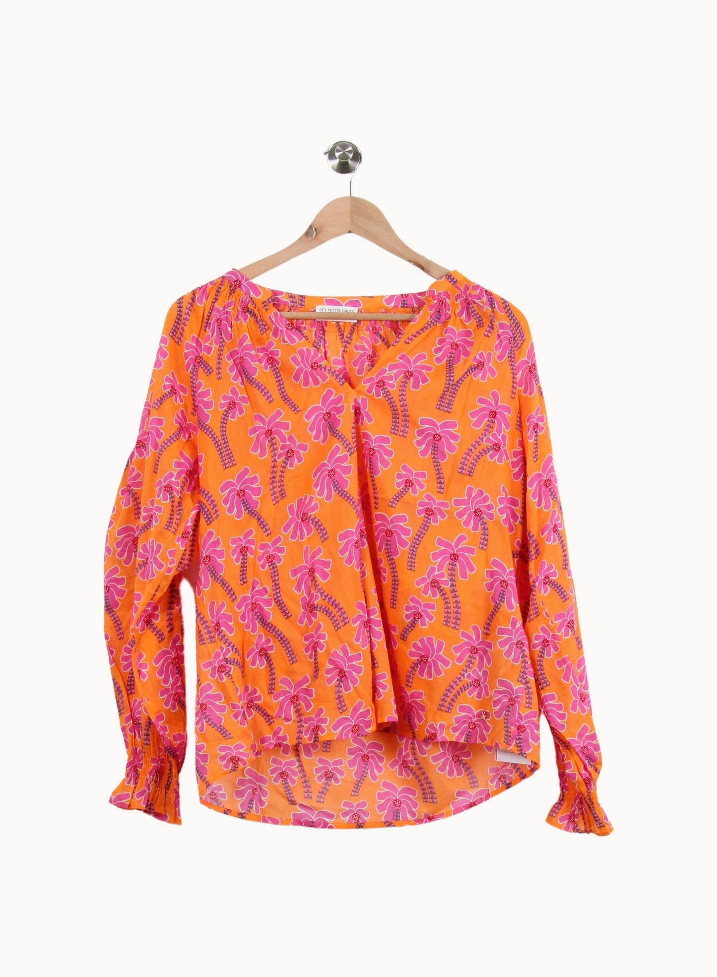 Blouse Orange et Rose - Taille M/38
