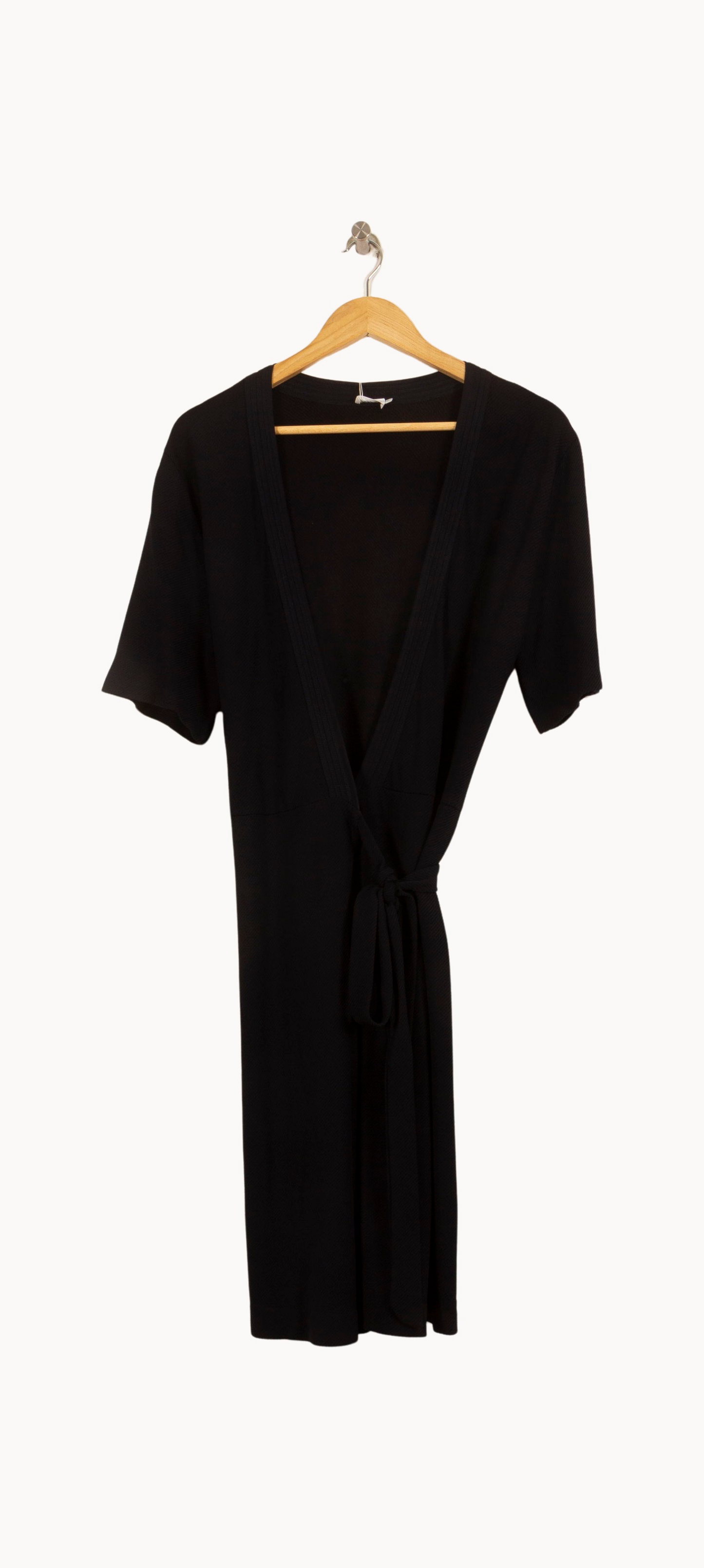Robe portefeuille noire - Taille XS/34