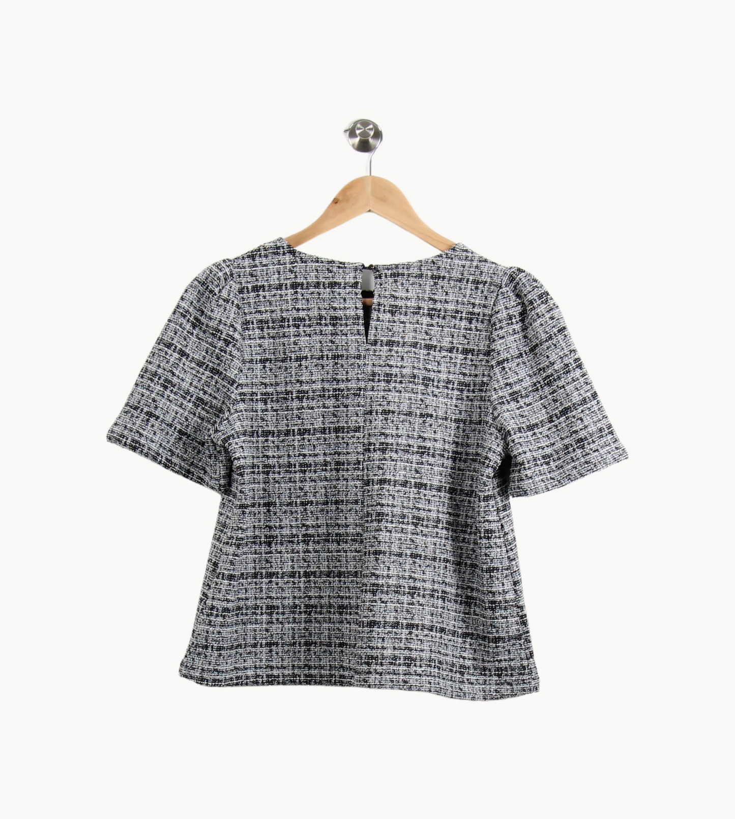 Top Manches Courtes Noir et Blanc - Taille S/36