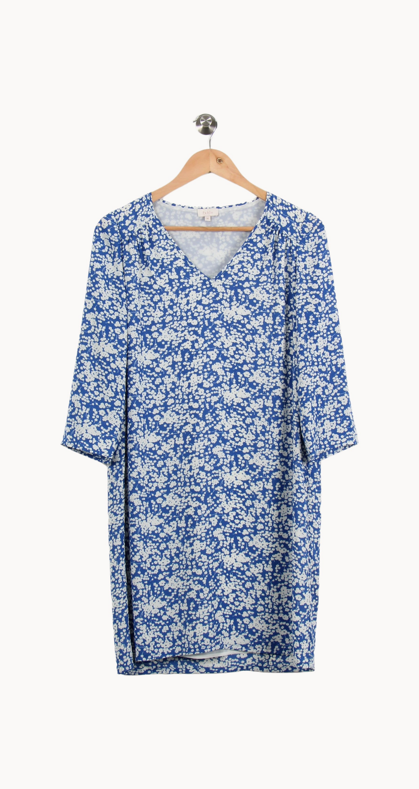 Blouse Bleue et Blanche - Taille S/36