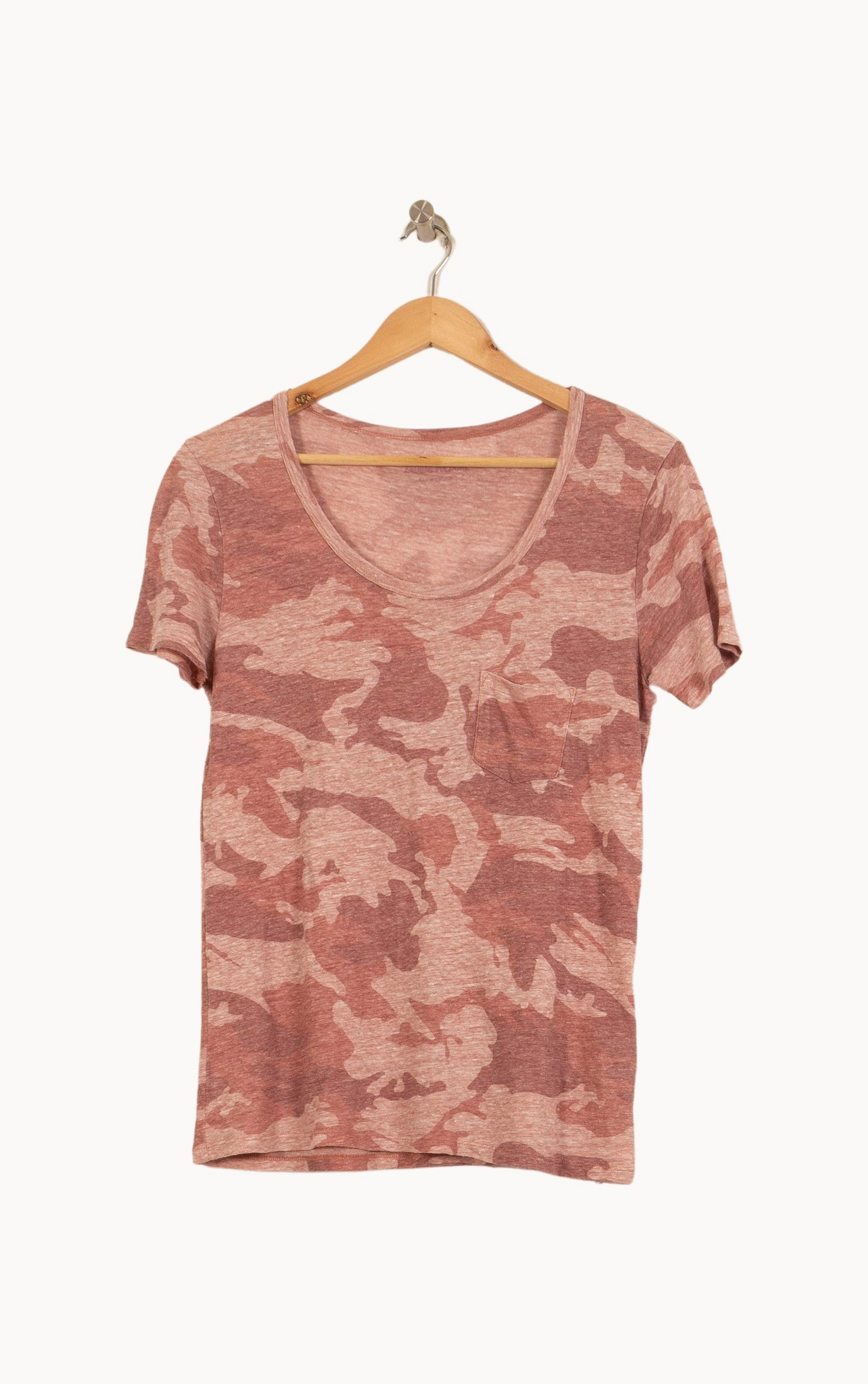 Tee-shirt Rose et Beige - Taille XS/34