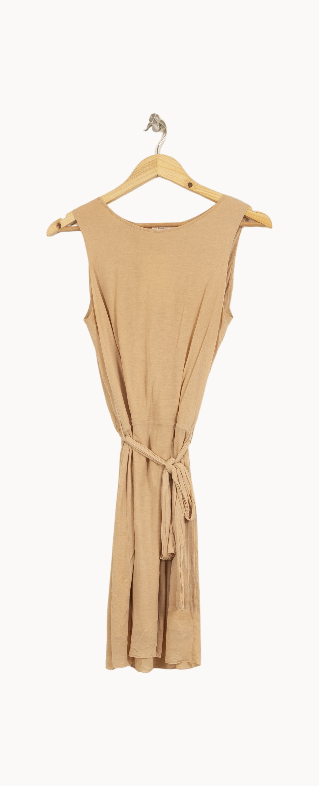 Robe Ceinturée Beige - Taille XS/34