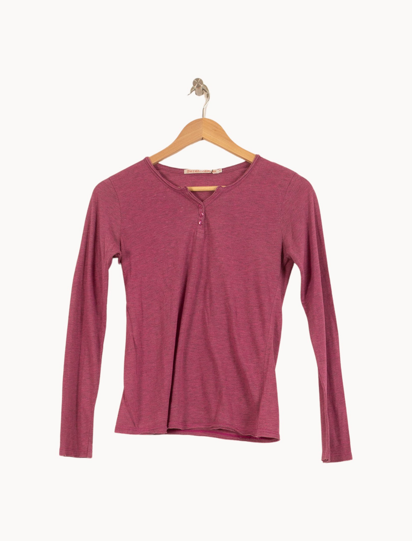Tee-shirt manches longues rose - Taille XS/34