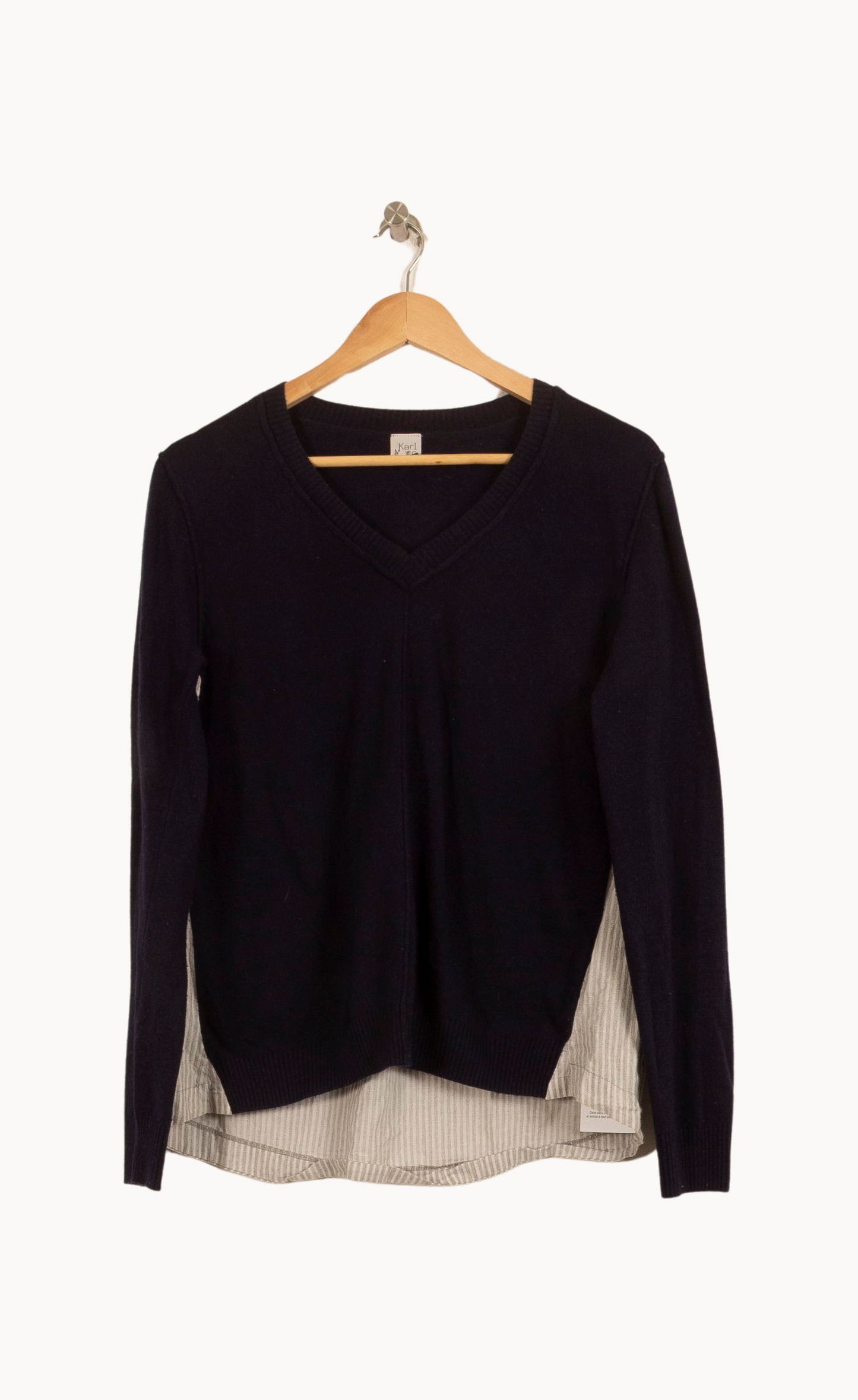Pull Bleu et Beige - Taille S/36