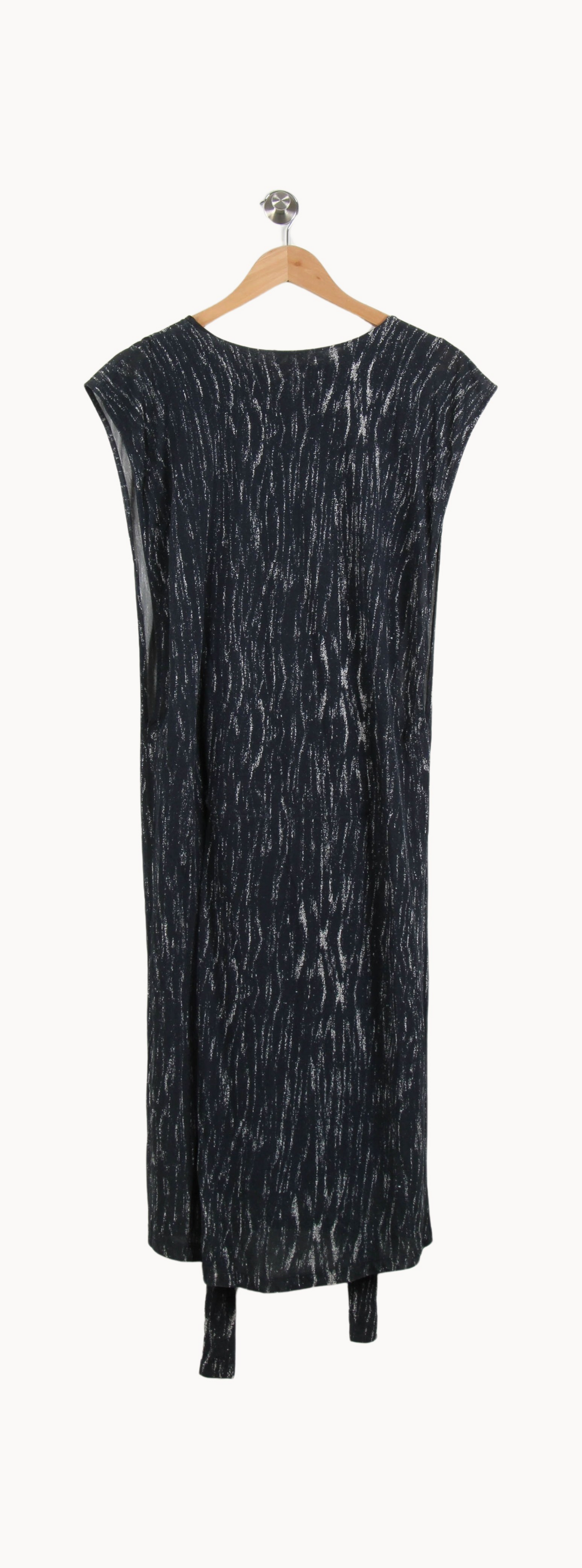 Robe Droite Bleu et Argenté - Taille M/38