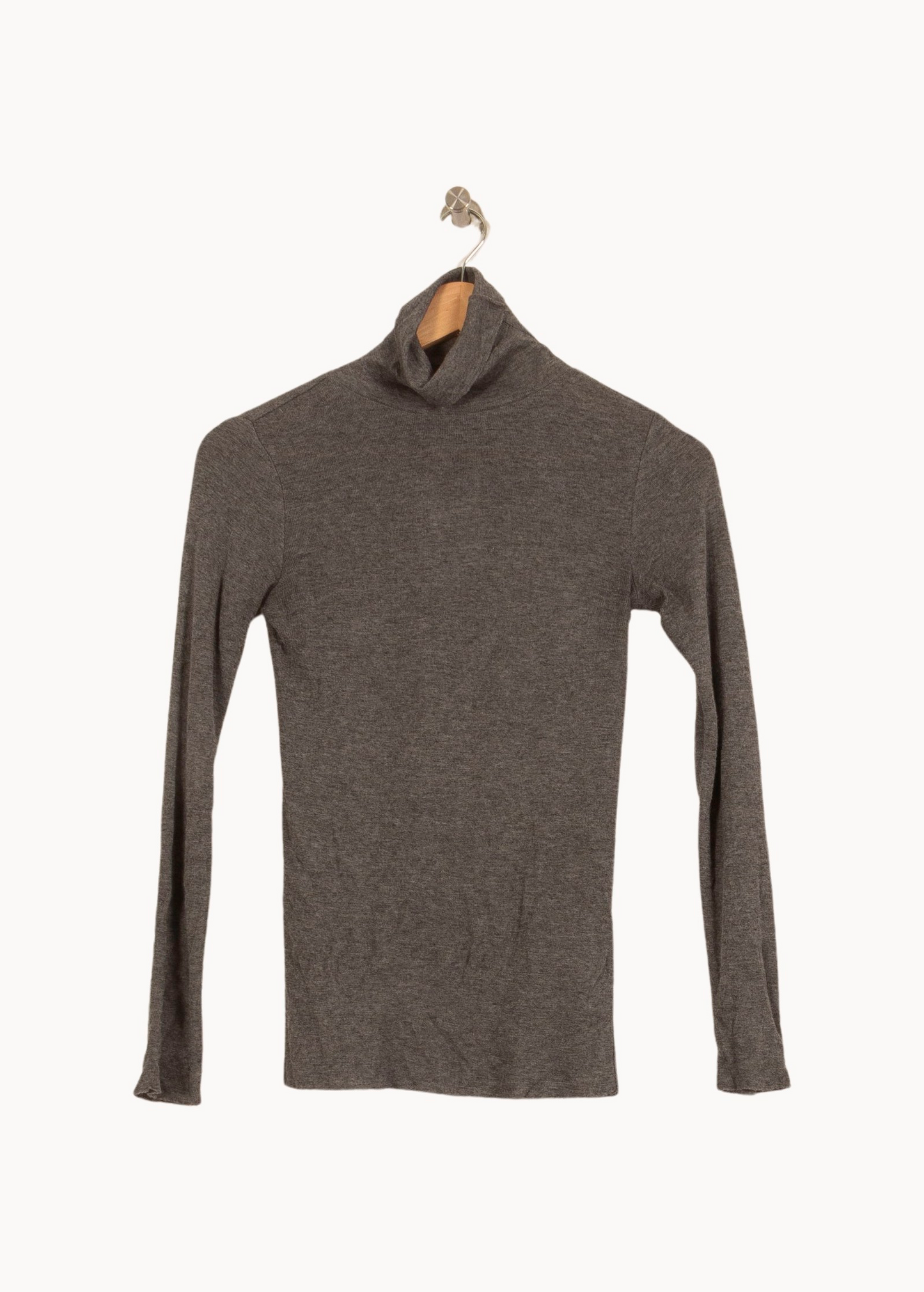 Pull Col Roulé Gris - Taille S/36