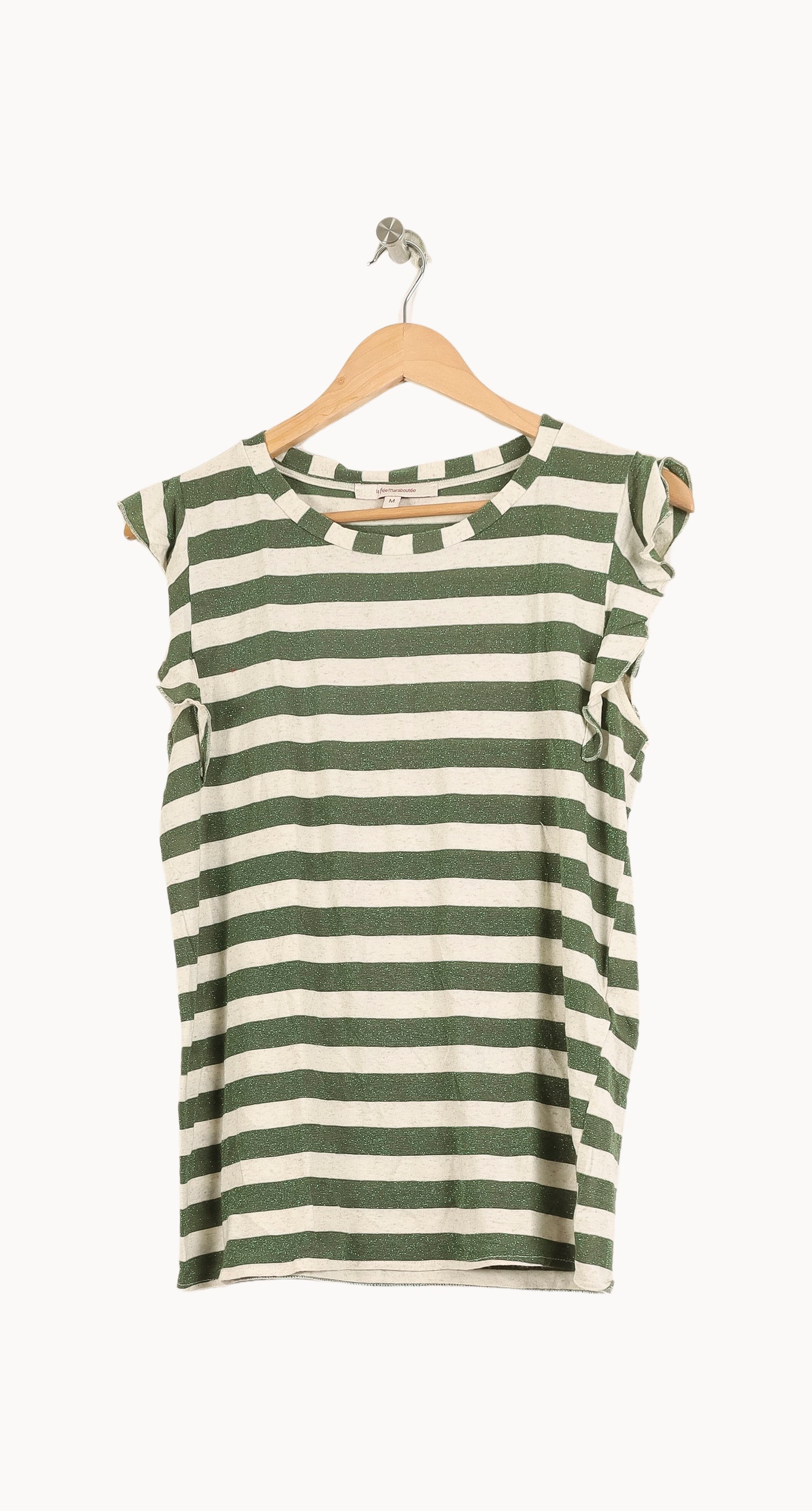Tee-shirt Vert et Blanc - Taille M/38