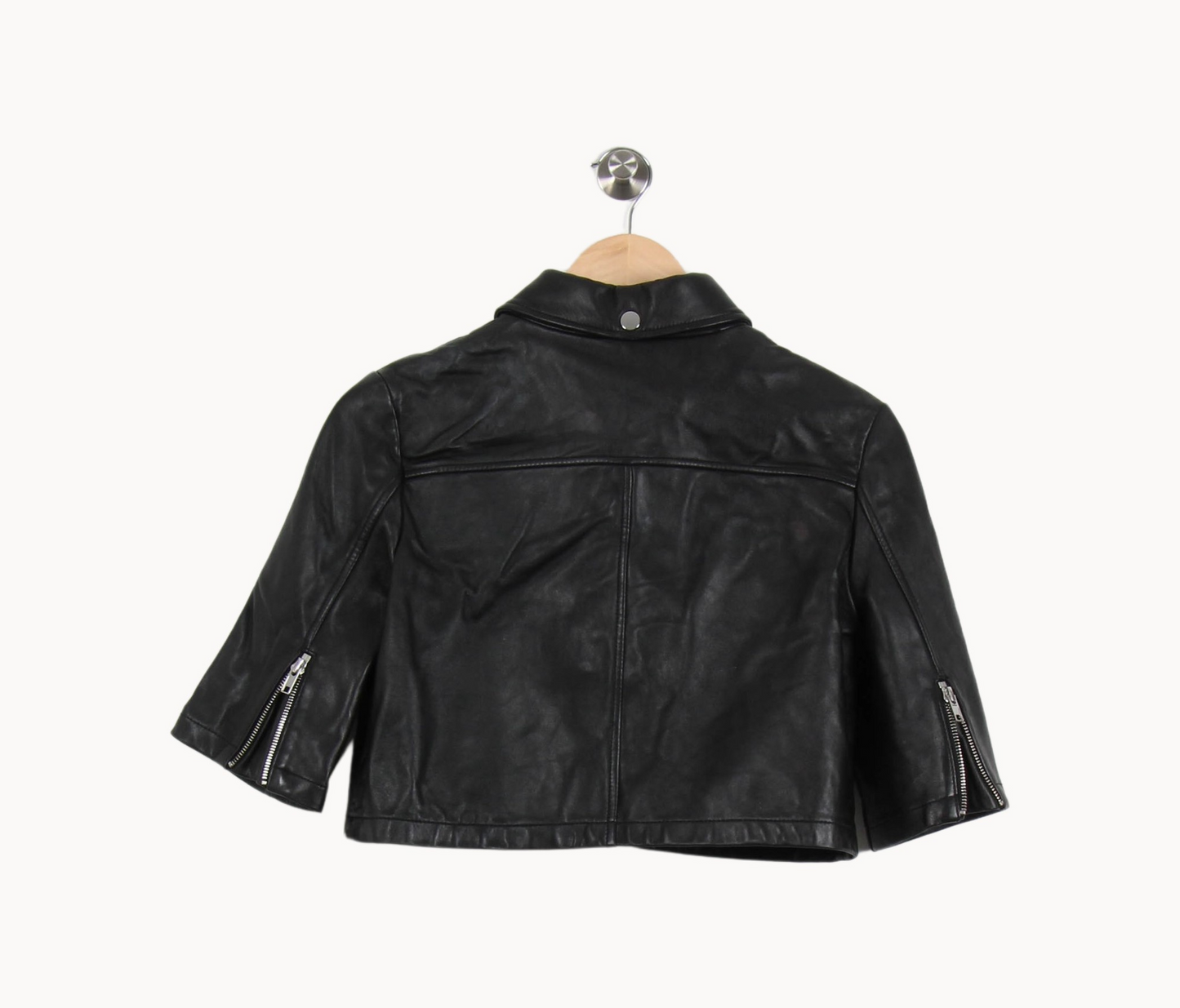 Blouson en Cuir Noir - Taille L/40