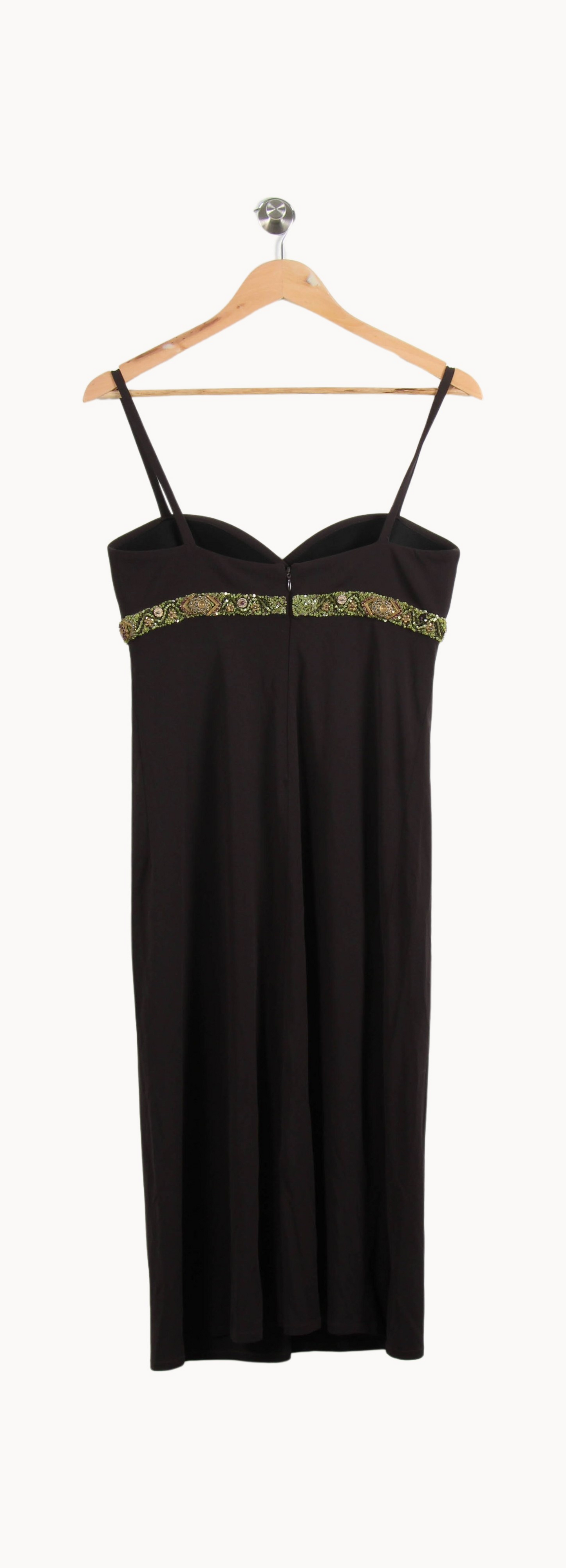 Robe Longue Marron - Taille XL/42