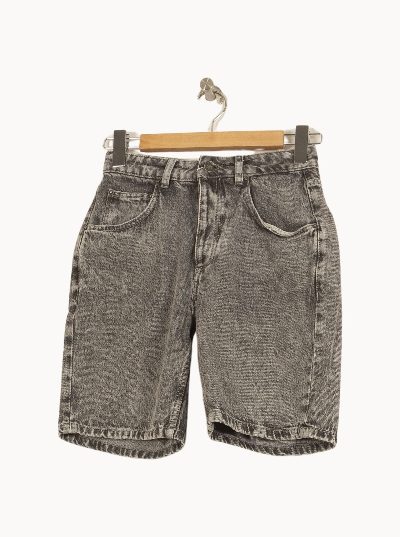 Short en Jean Gris - Taille XS/34