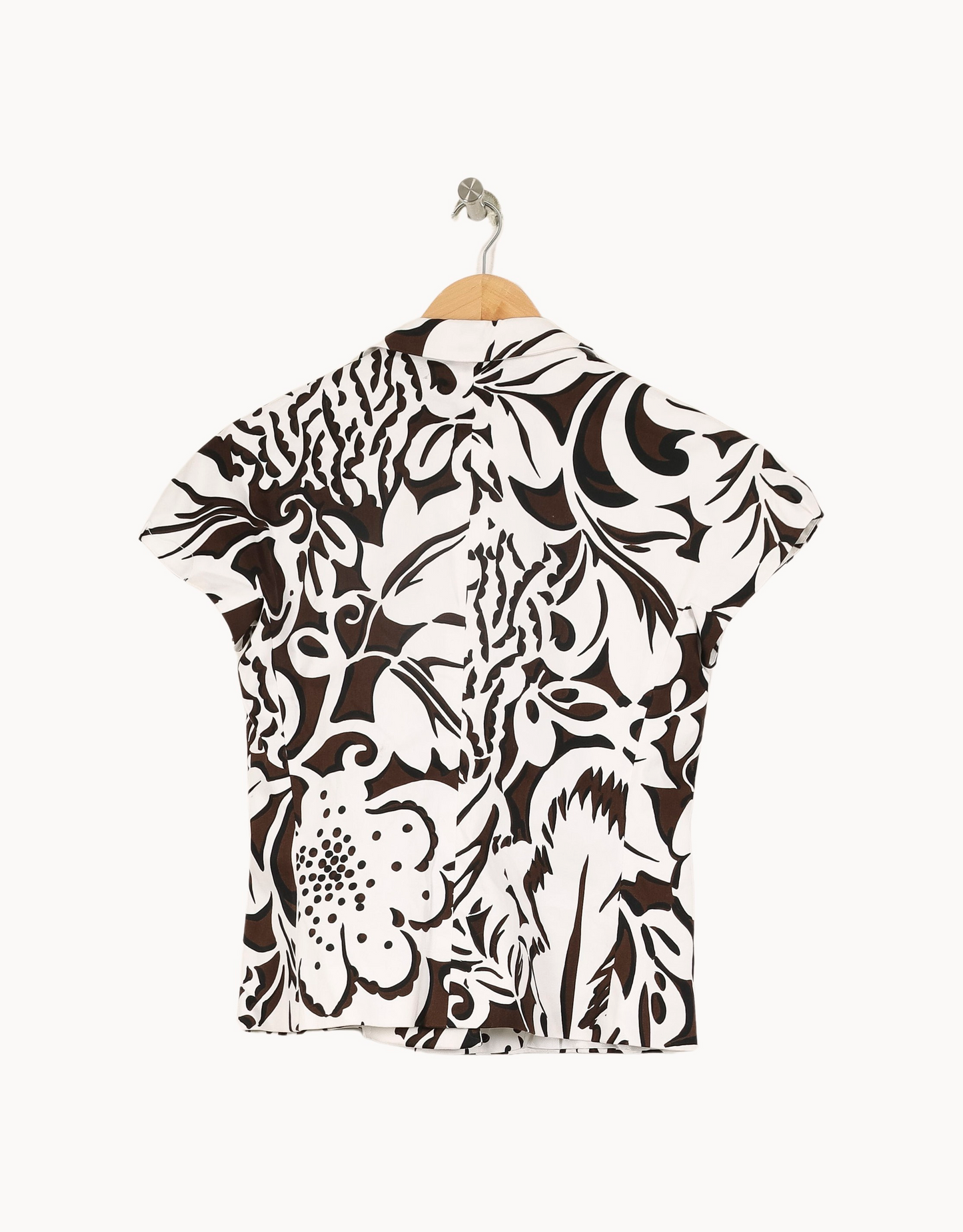 Veste Blanche et Marron - Taille S/36