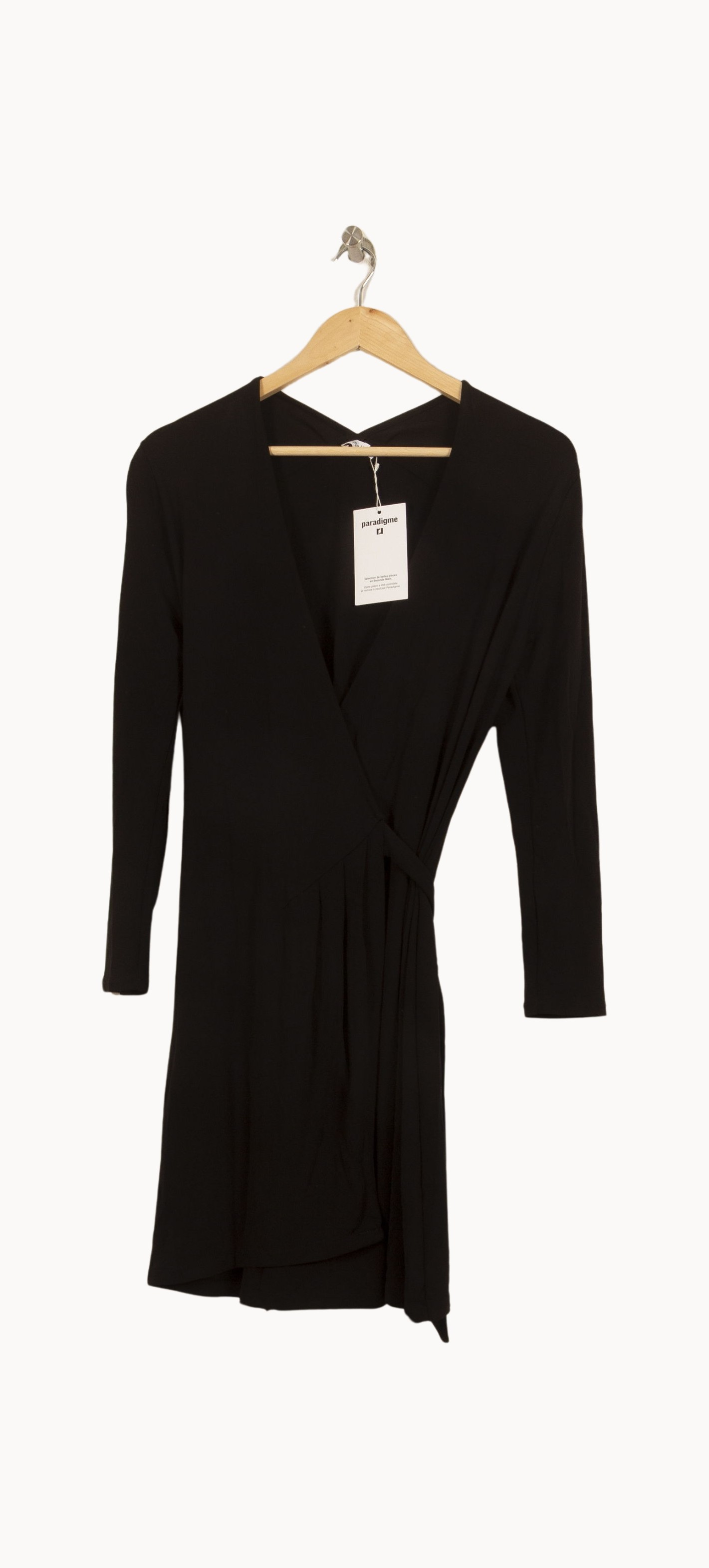 Robe Portefeuille Noire - Taille S/36