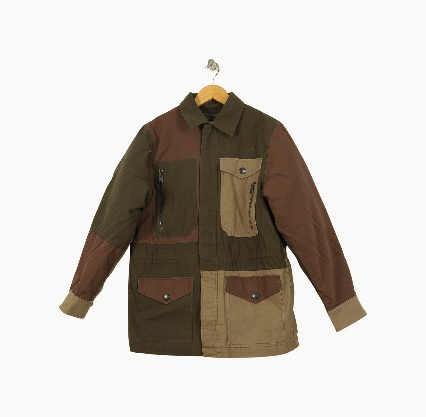 Veste Marron et Kaki - Taille S/36