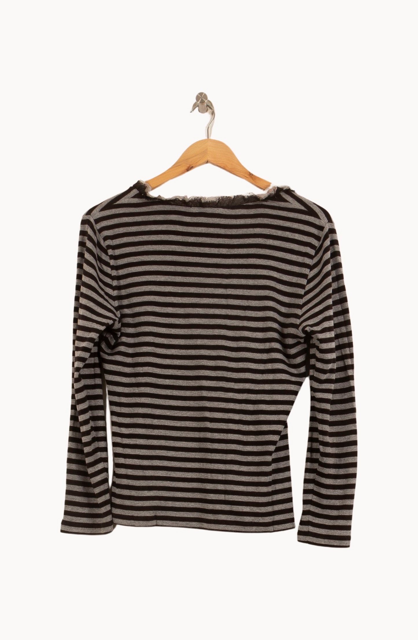 Tee-shirt Rayé Noir et Gris - Taille XXXL/46