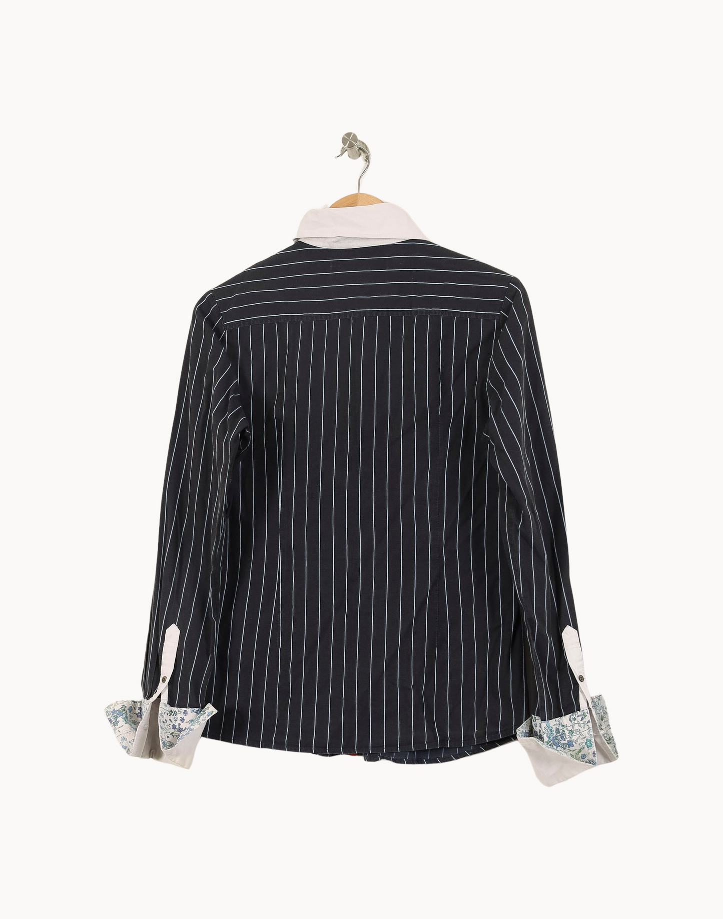 Chemise à Rayures Bleue et Blanche - Taille M/38