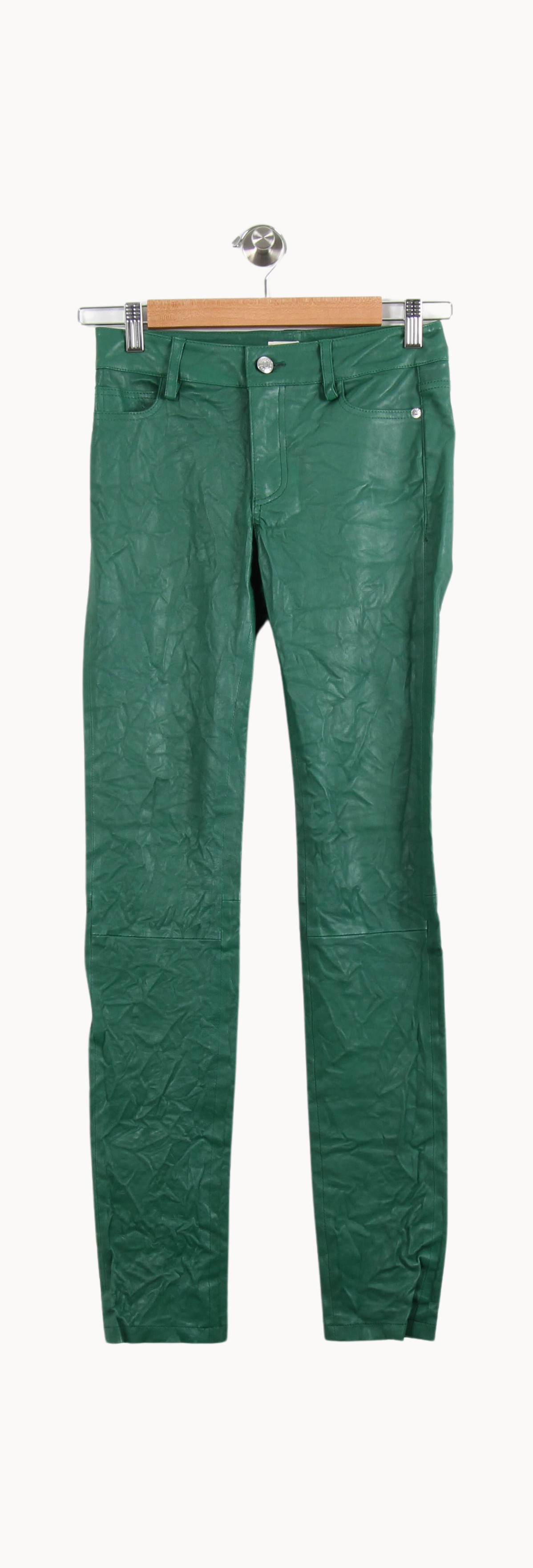 Pantalon Droit Vert - Taille XS/34