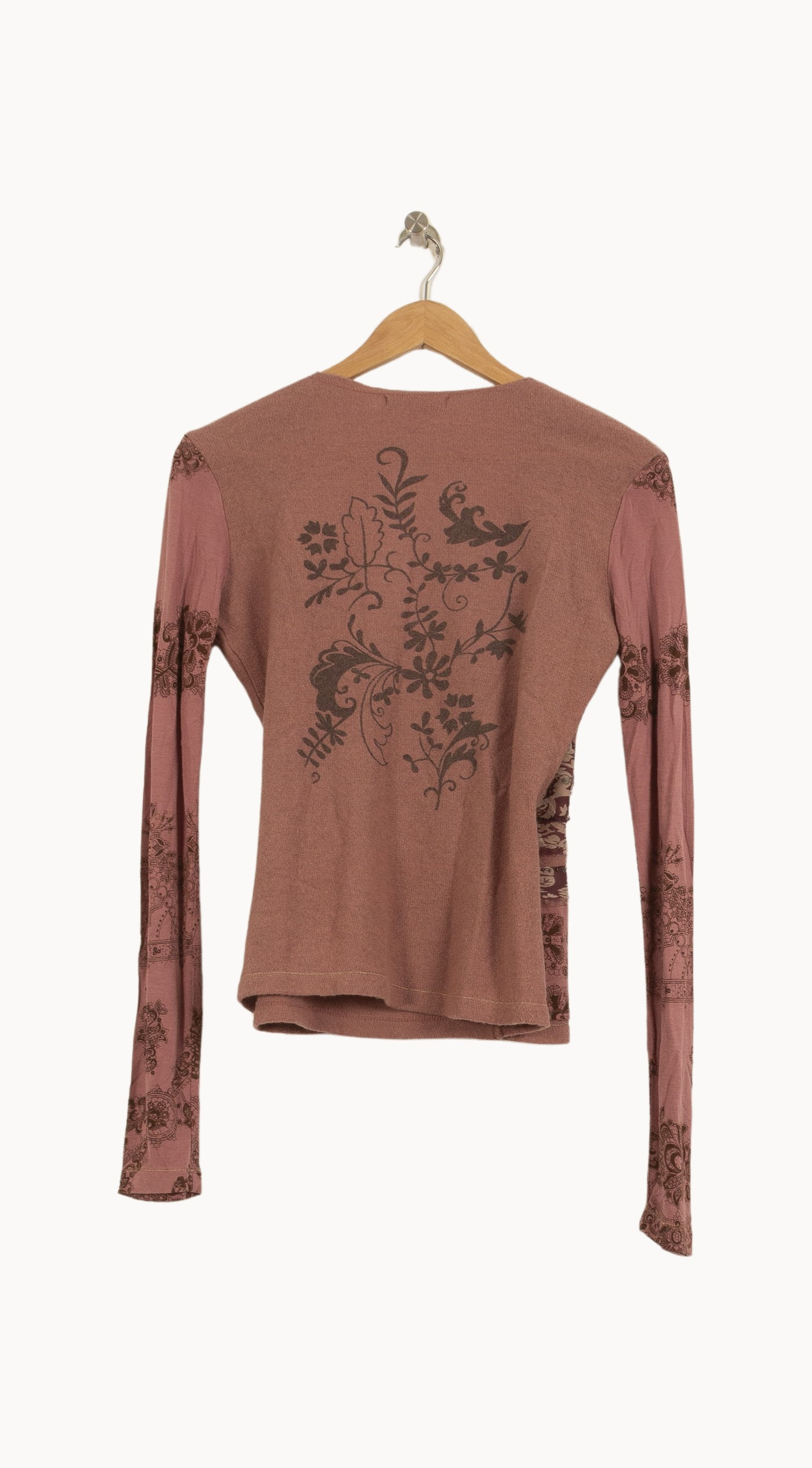 Cache-cœur Rose - Taille S/36