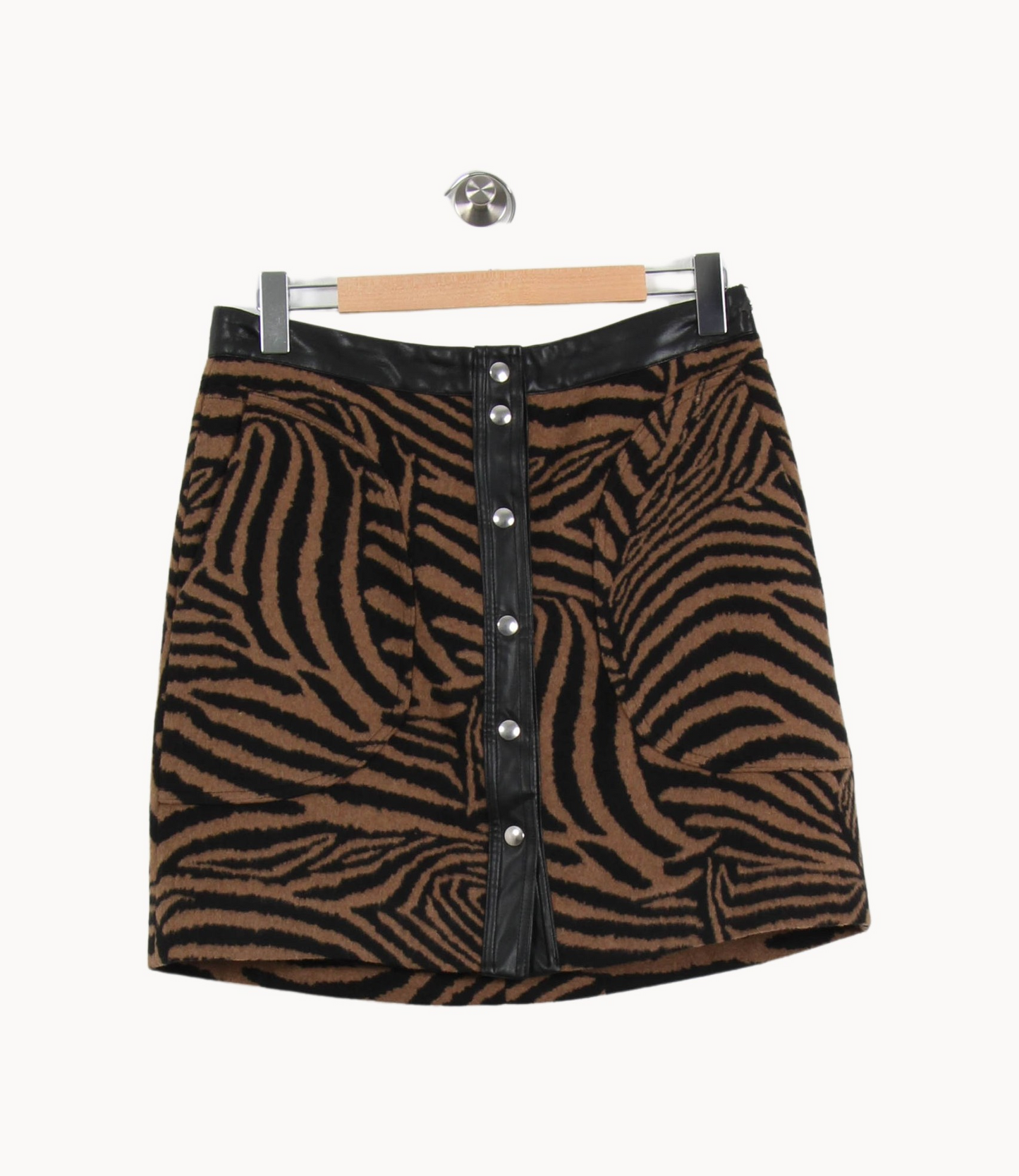 Jupe Courte Marron et Noire - Taille XXL/44