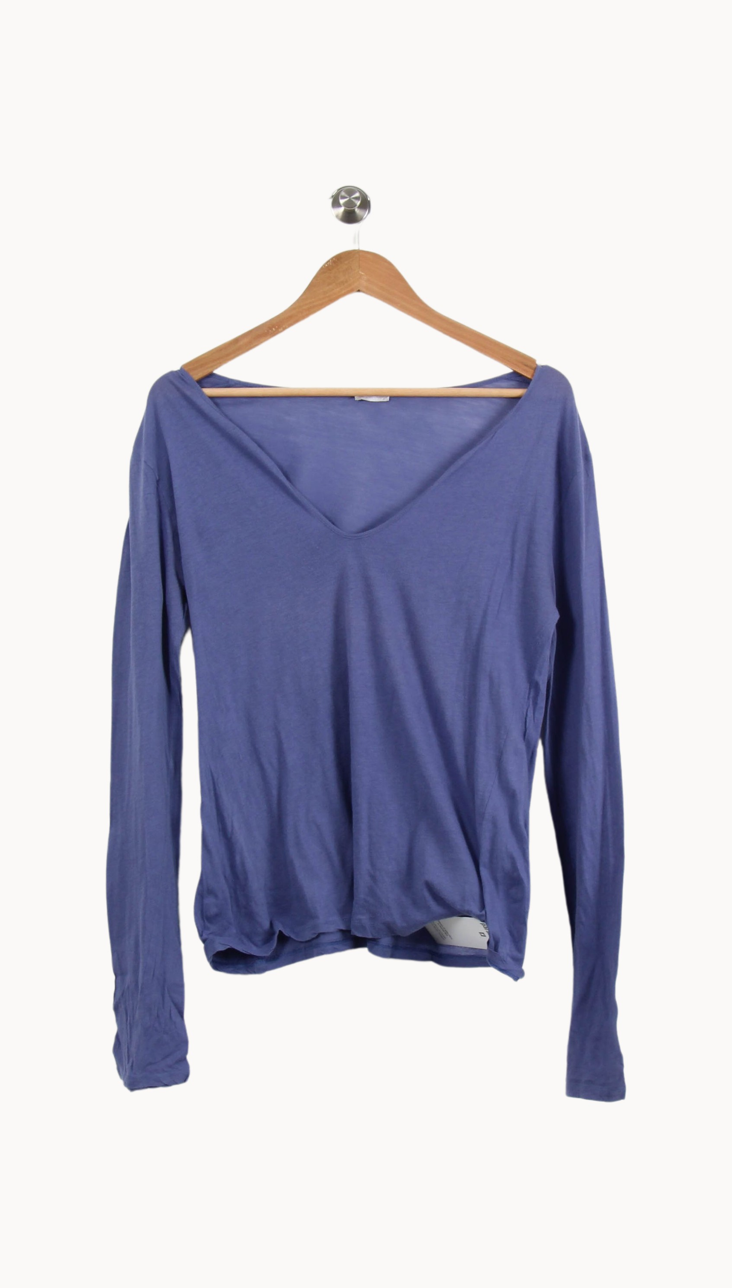 Tee-shirt Manches Longues Bleu - Taille S/36