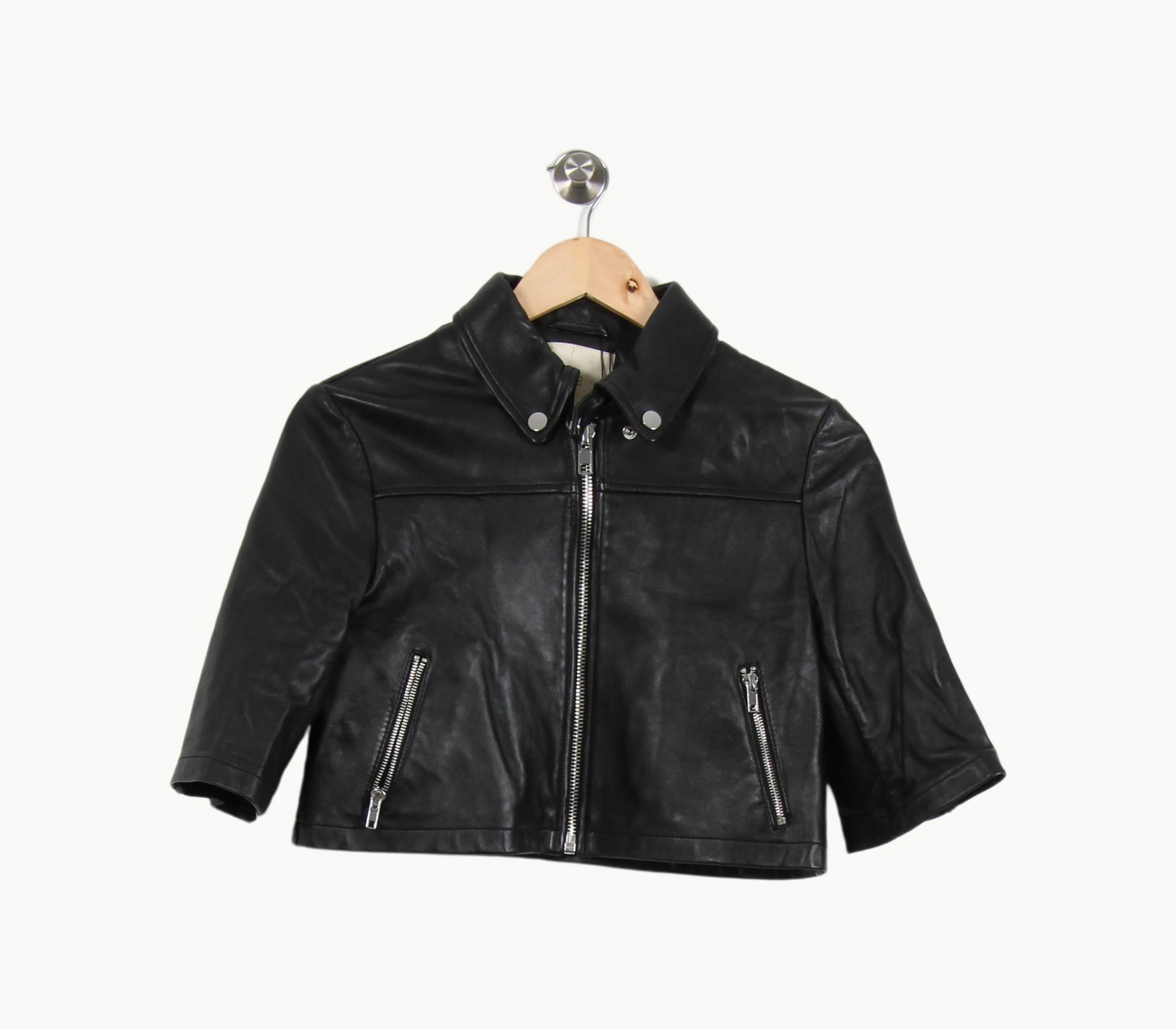 Blouson en Cuir Noir - Taille L/40