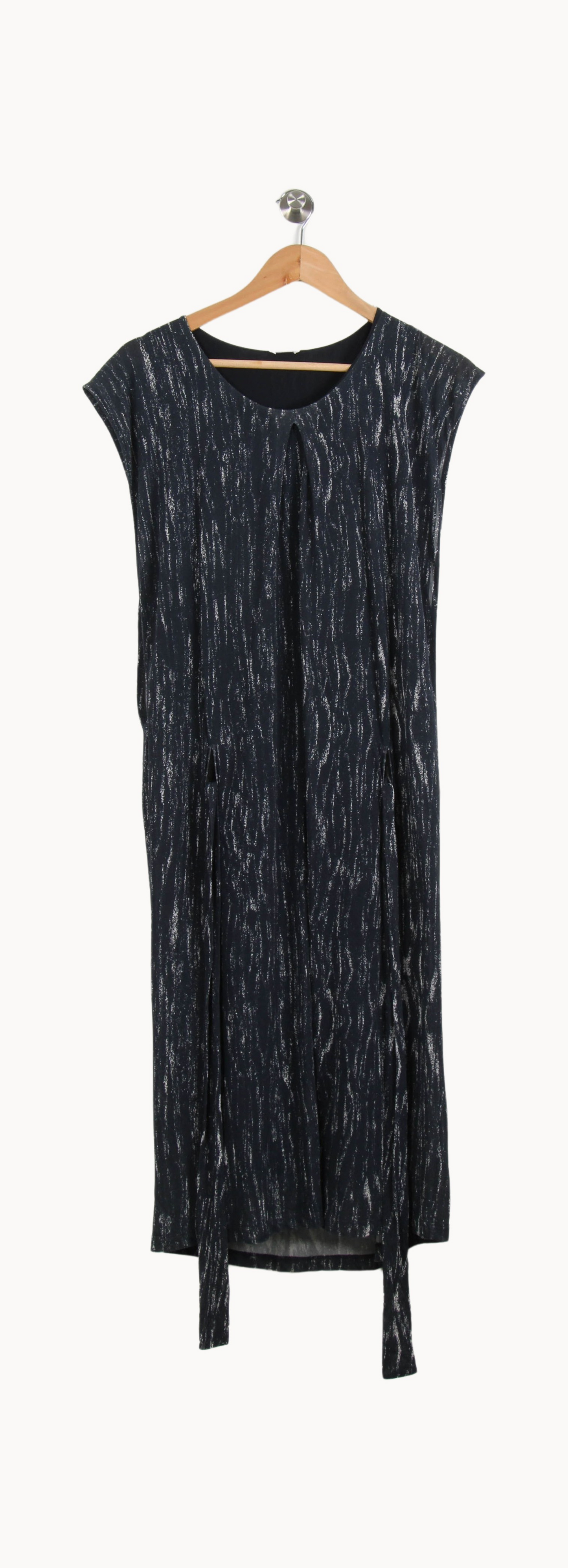 Robe Droite Bleu et Argenté - Taille M/38