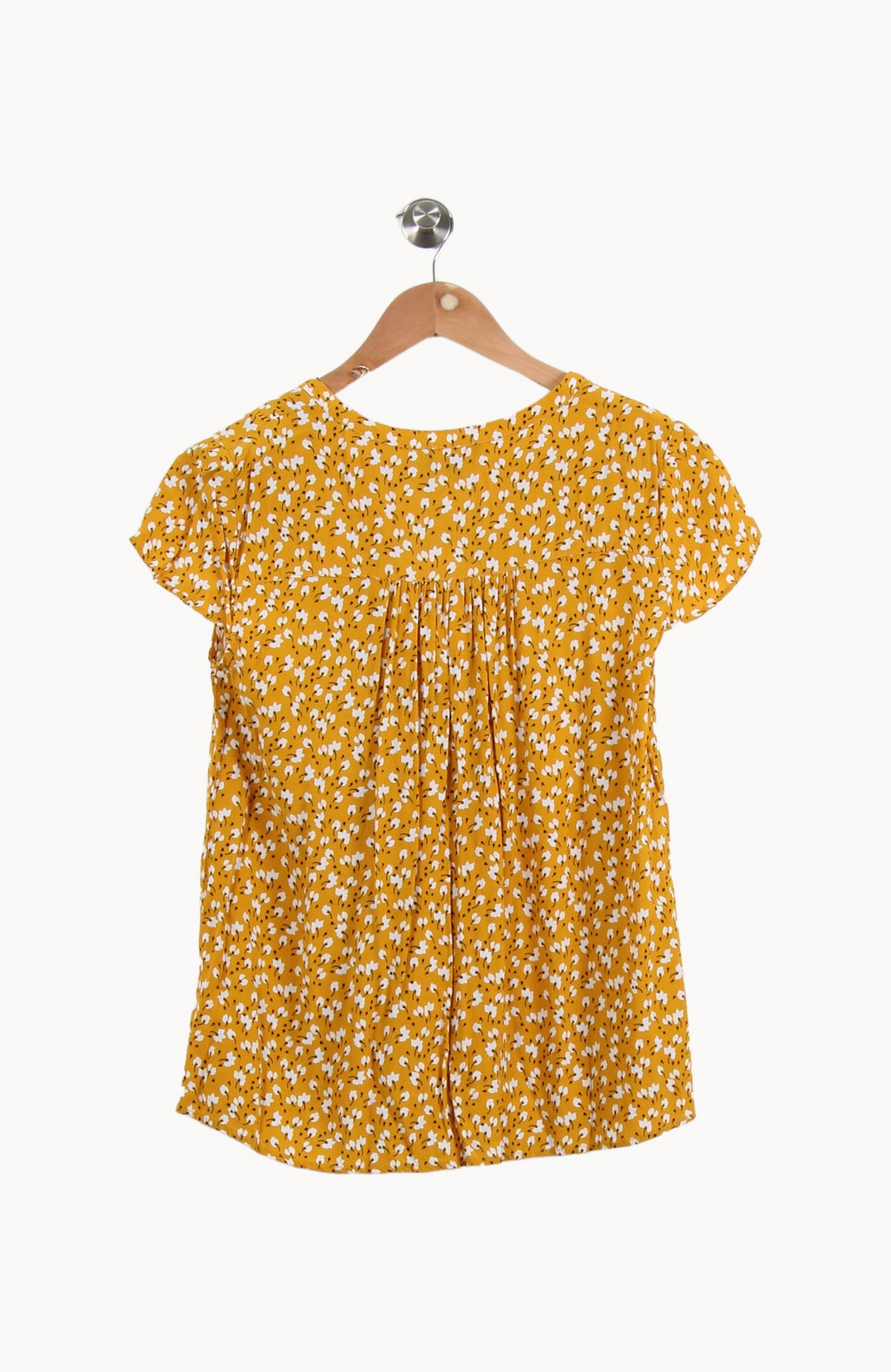 Blouse Jaune et Blanche - Taille M/38