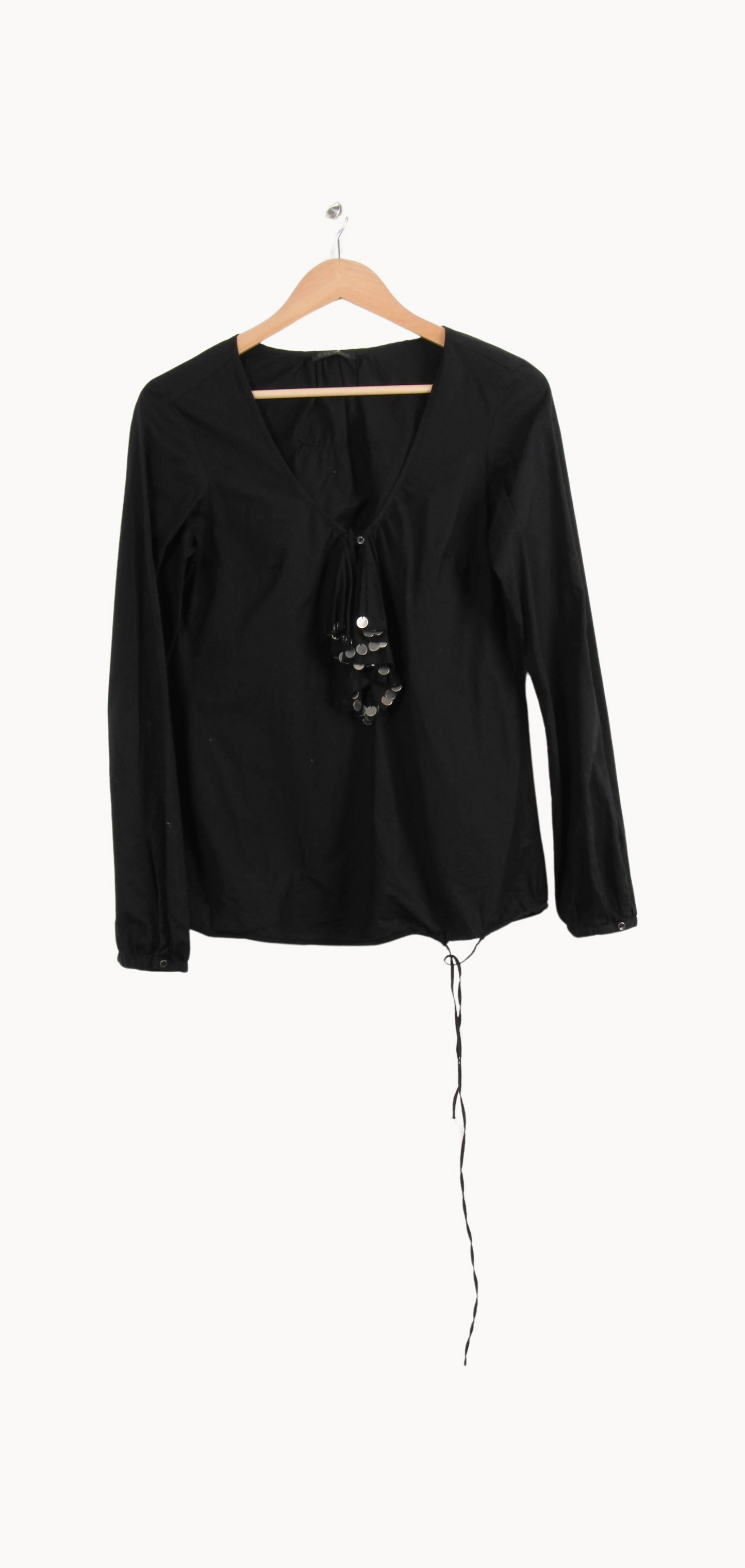 Blouse Noire - Taille S/36